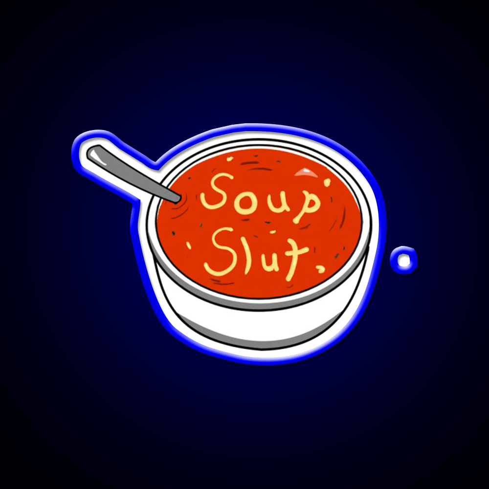 Soup Slut Snack Food Led Neon Sign Rgb Color - Shineneon