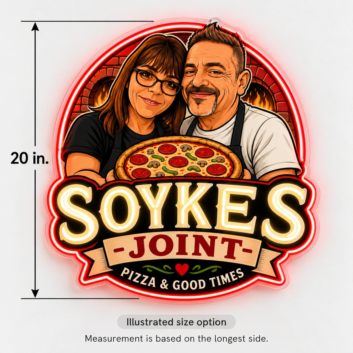 Soykes Joint Custom LED Neon Sign | 5ce81738615aeca1af55b51ee6c9d6820b03a70034ba7987e5164777f6d4ad23 | dimensions