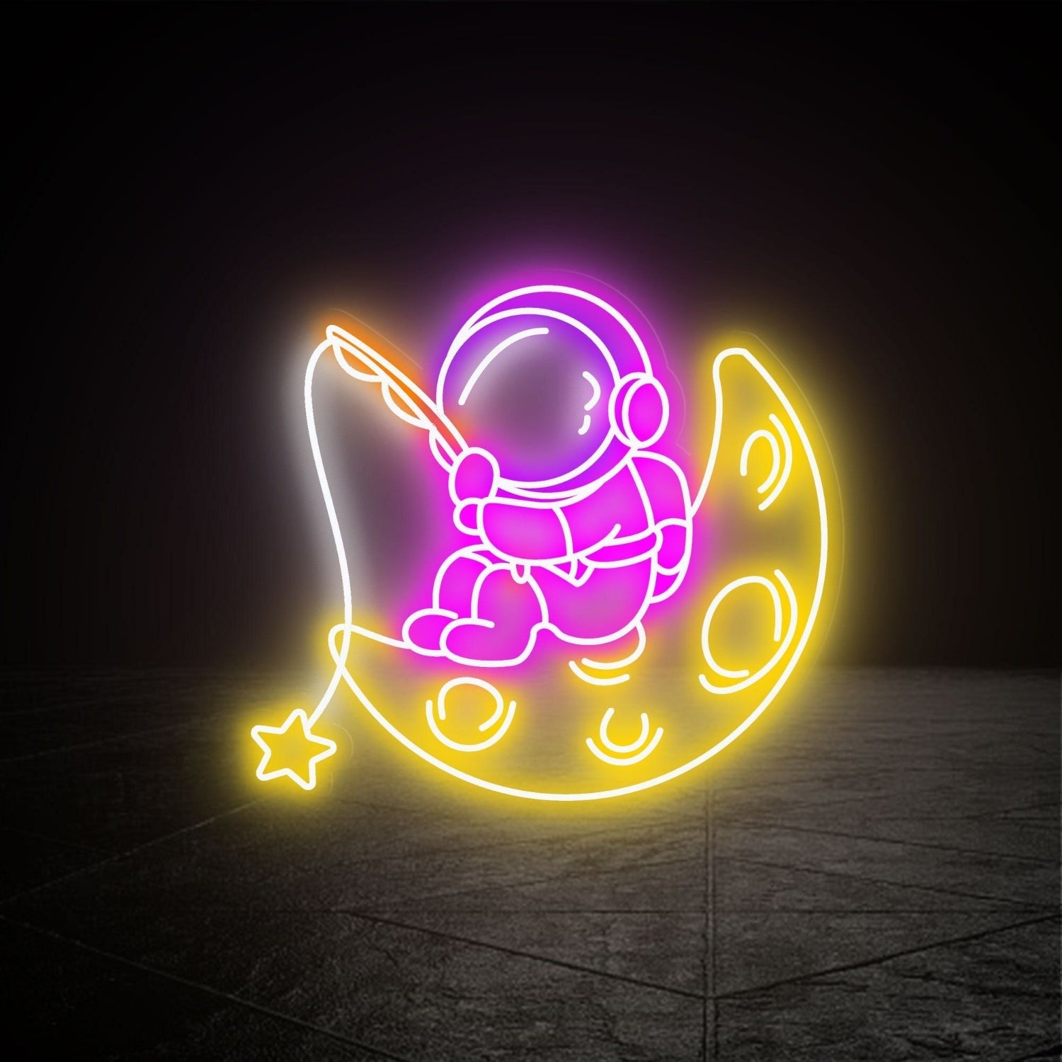 Space Astronaut Led Neon Sign Fdreamy Home - Shineneon