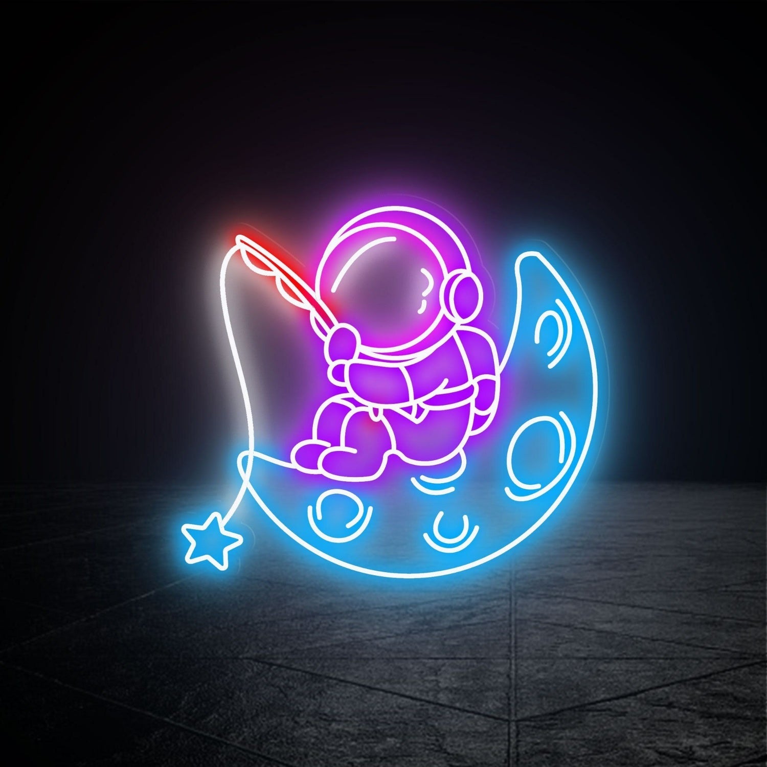 Space Astronaut Led Neon Sign Fdreamy Home - Shineneon