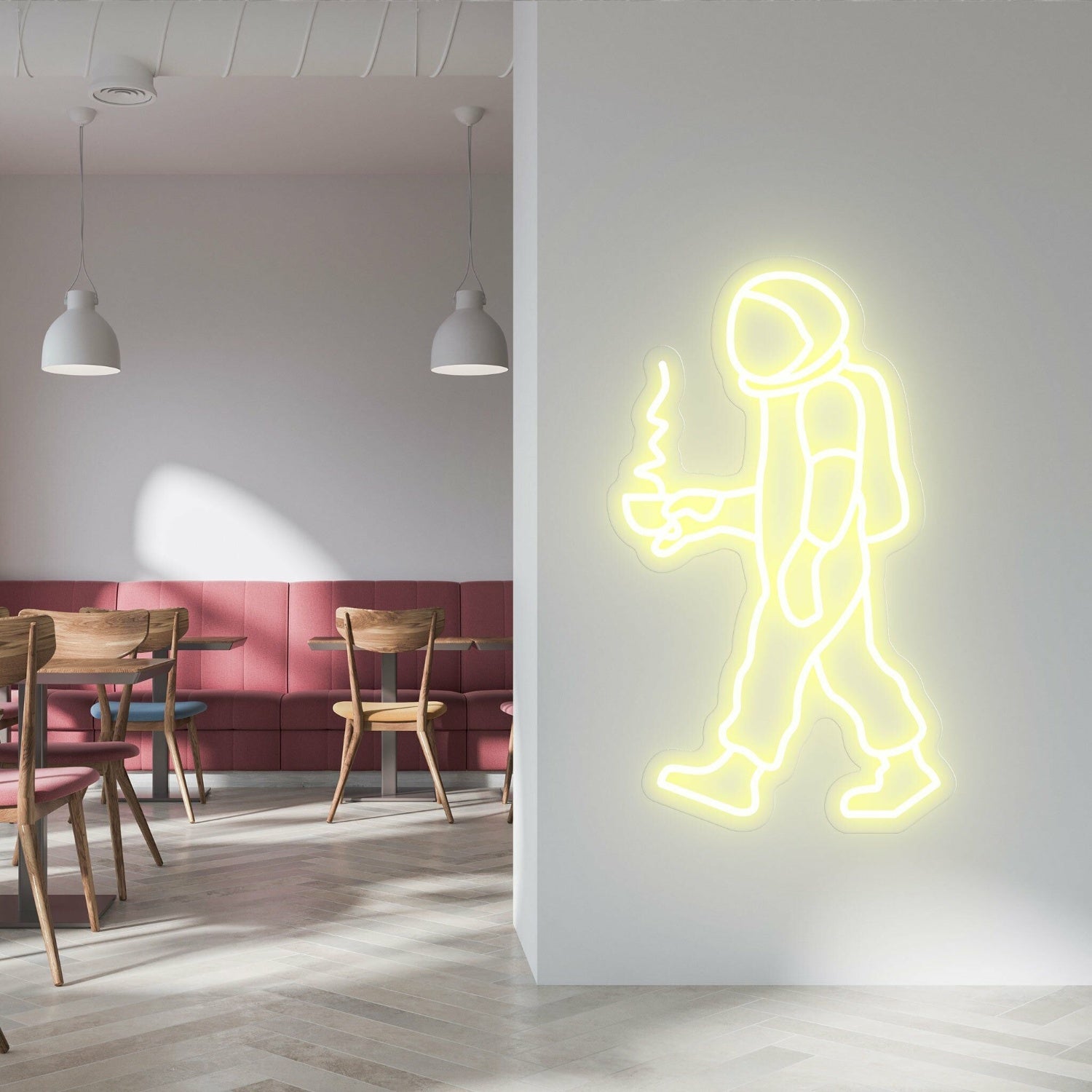 Space Coffee Take Your Coffee Break To Outer Space With Neon | Shineneon
