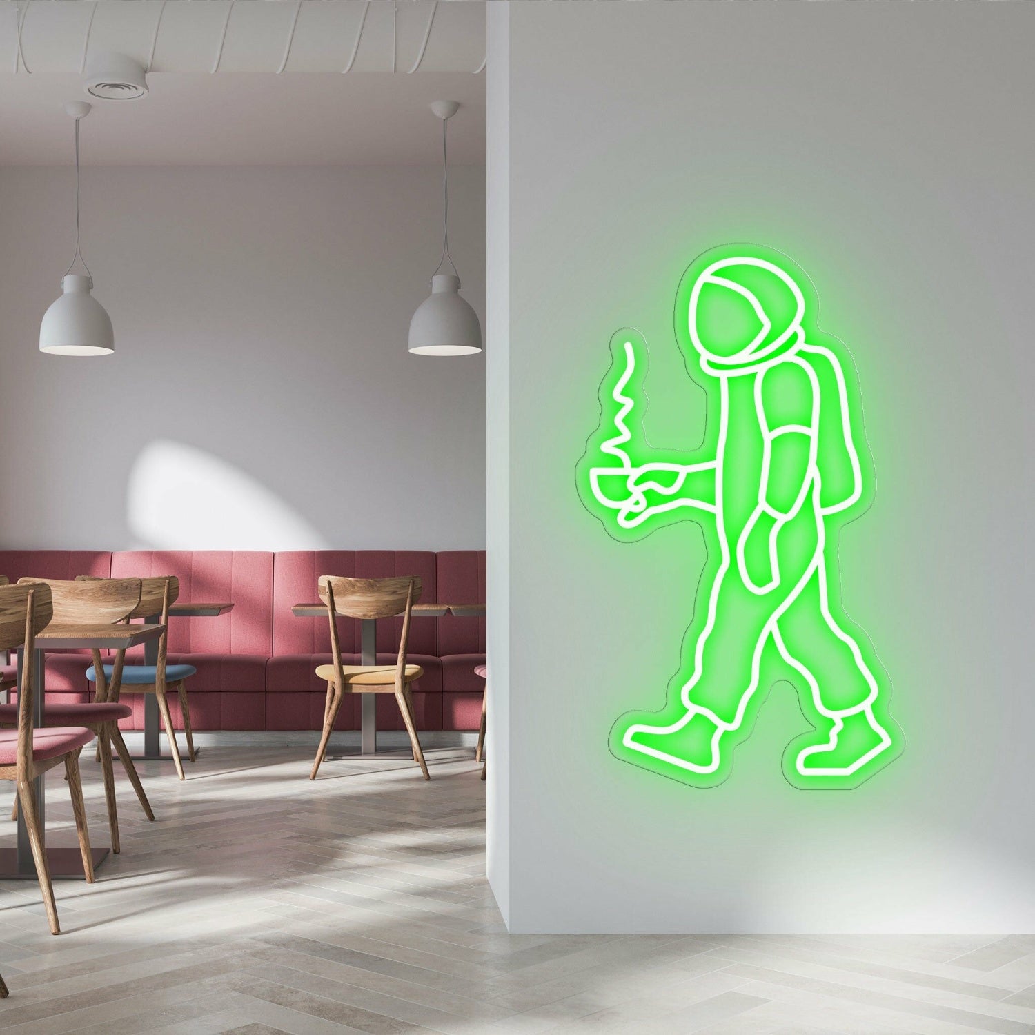Space Coffee Take Your Coffee Break To Outer Space With Neon | Shineneon