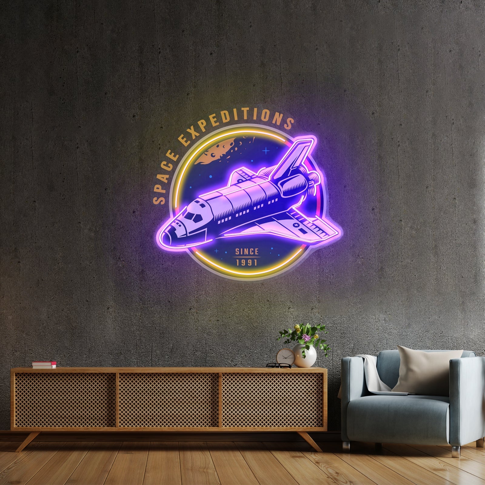 Space Expeditions Led Neon Sign Light Custom Led Signs - Shineneon