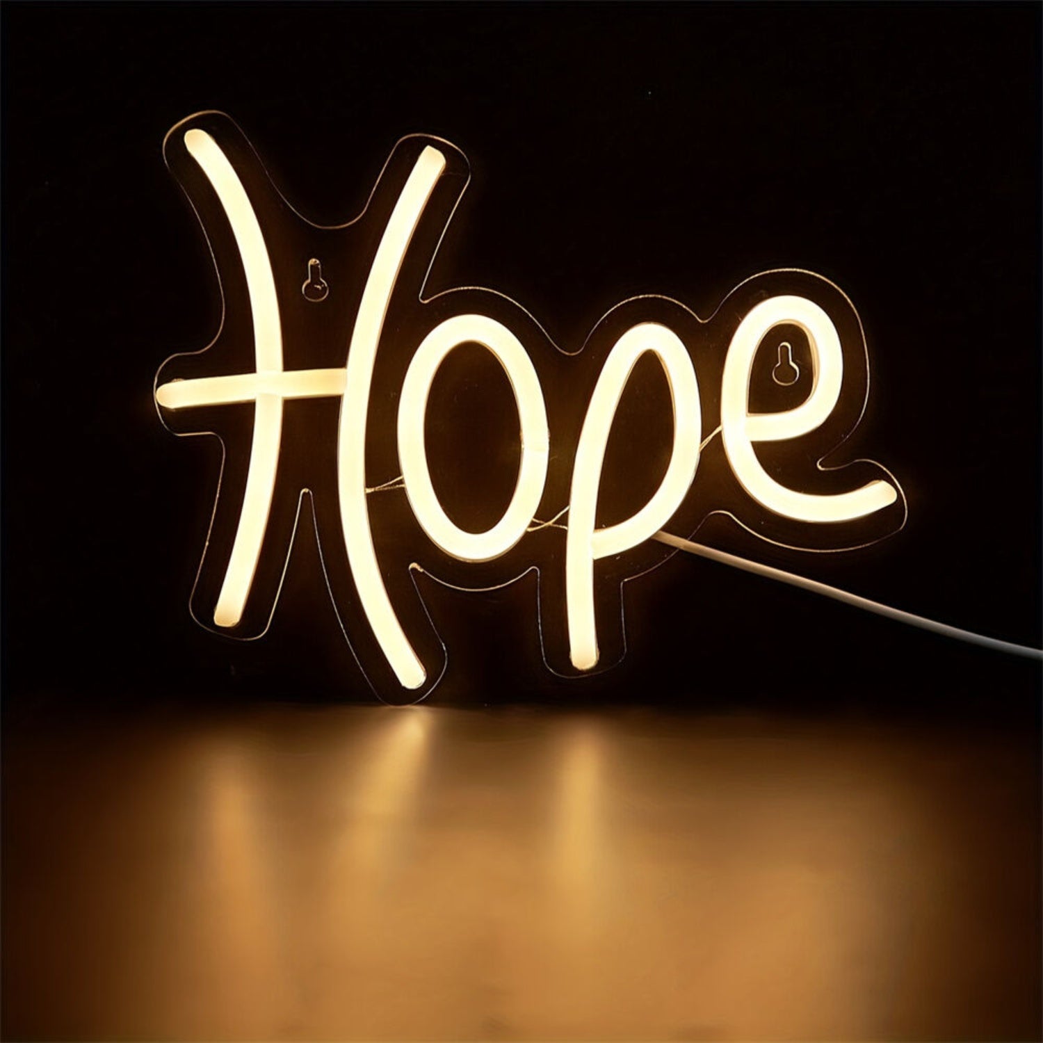 Space Letter Shape Yellow Led Neon Sign | Shineneon