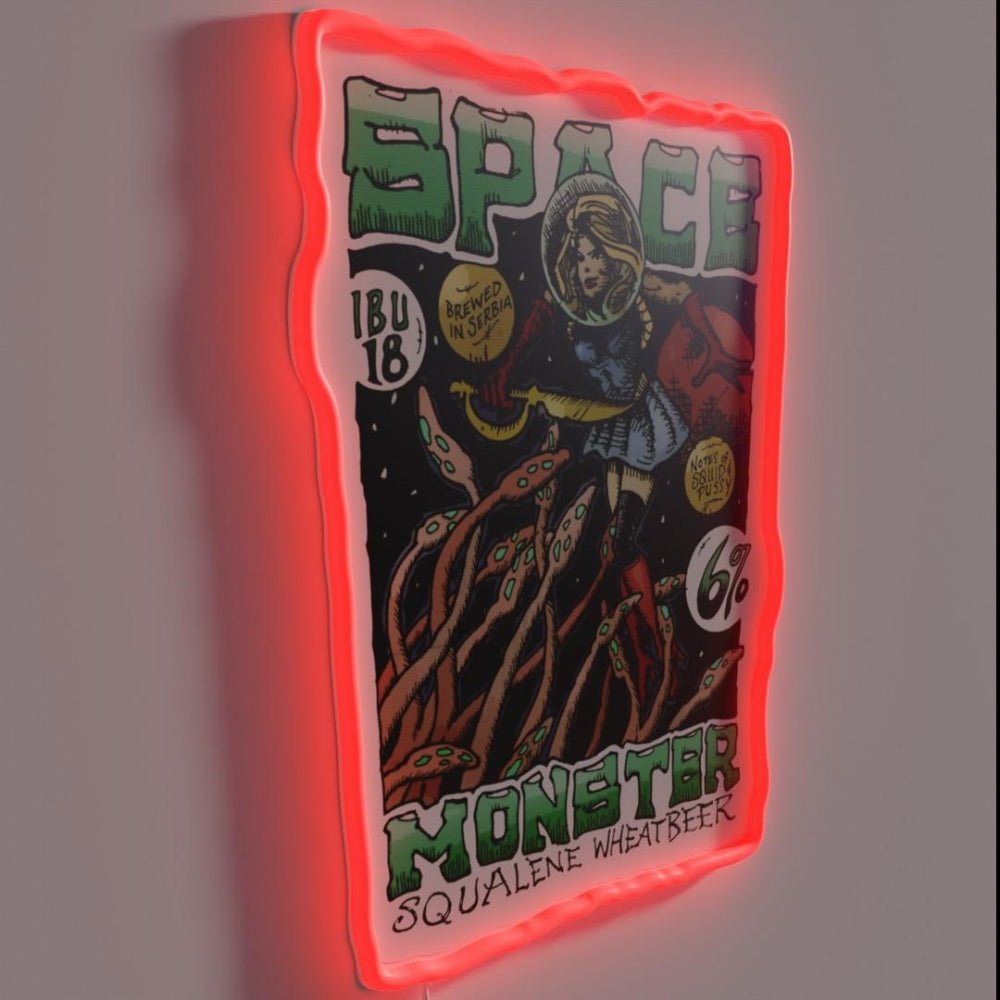 Space Monster Squalene Wheatbeer Rgb Led Neon Sign - Shineneon