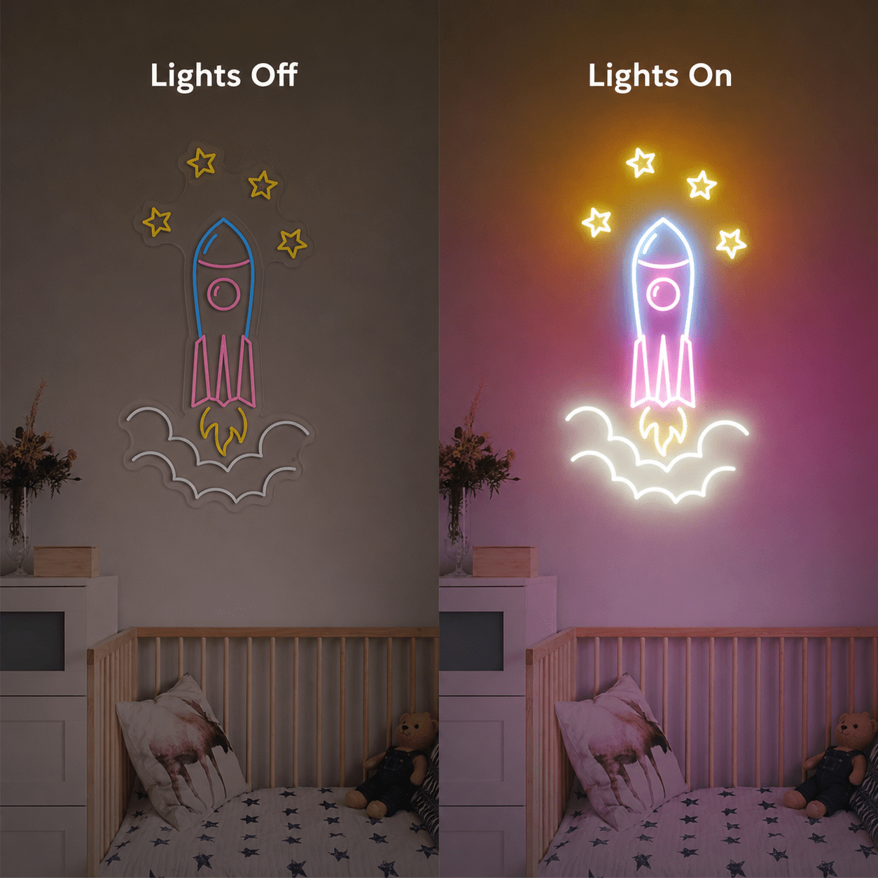 Space Shuttle Room Decor LED Neon Sign - Shineneon