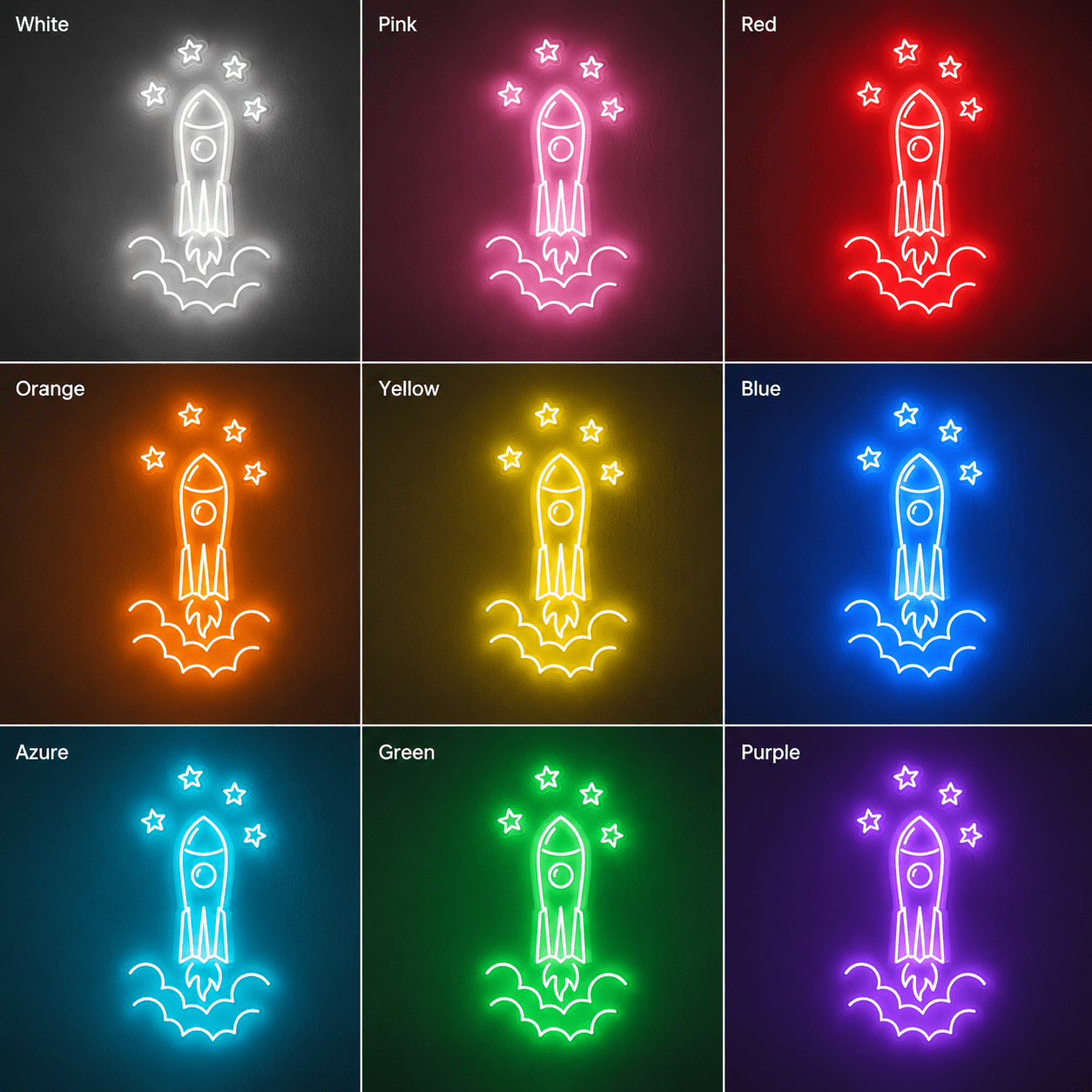 Space Shuttle Room Decor LED Neon Sign - Shineneon