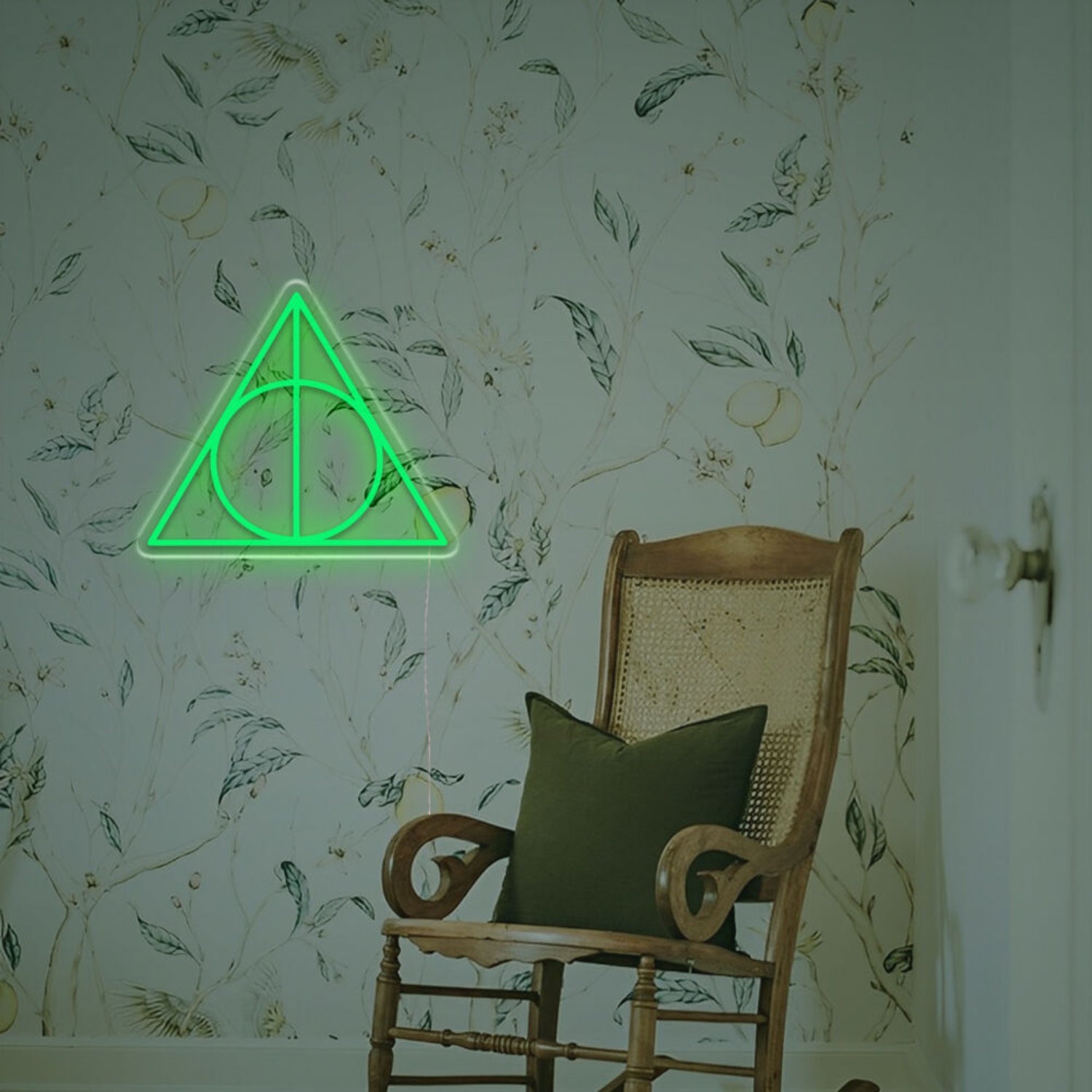 Space Triangle With Circle Led Neon Sign | Shineneon