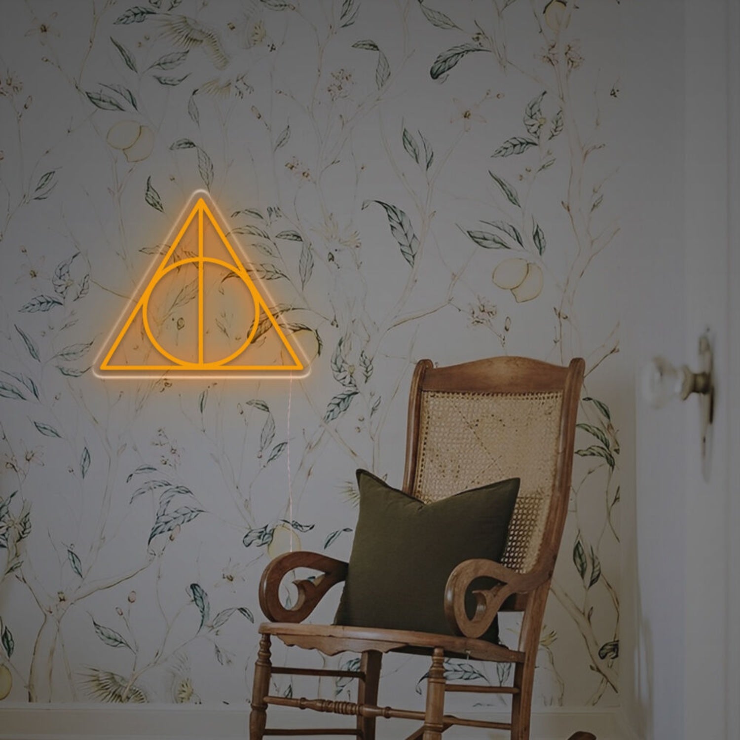 Space Triangle With Circle Led Neon Sign | Shineneon