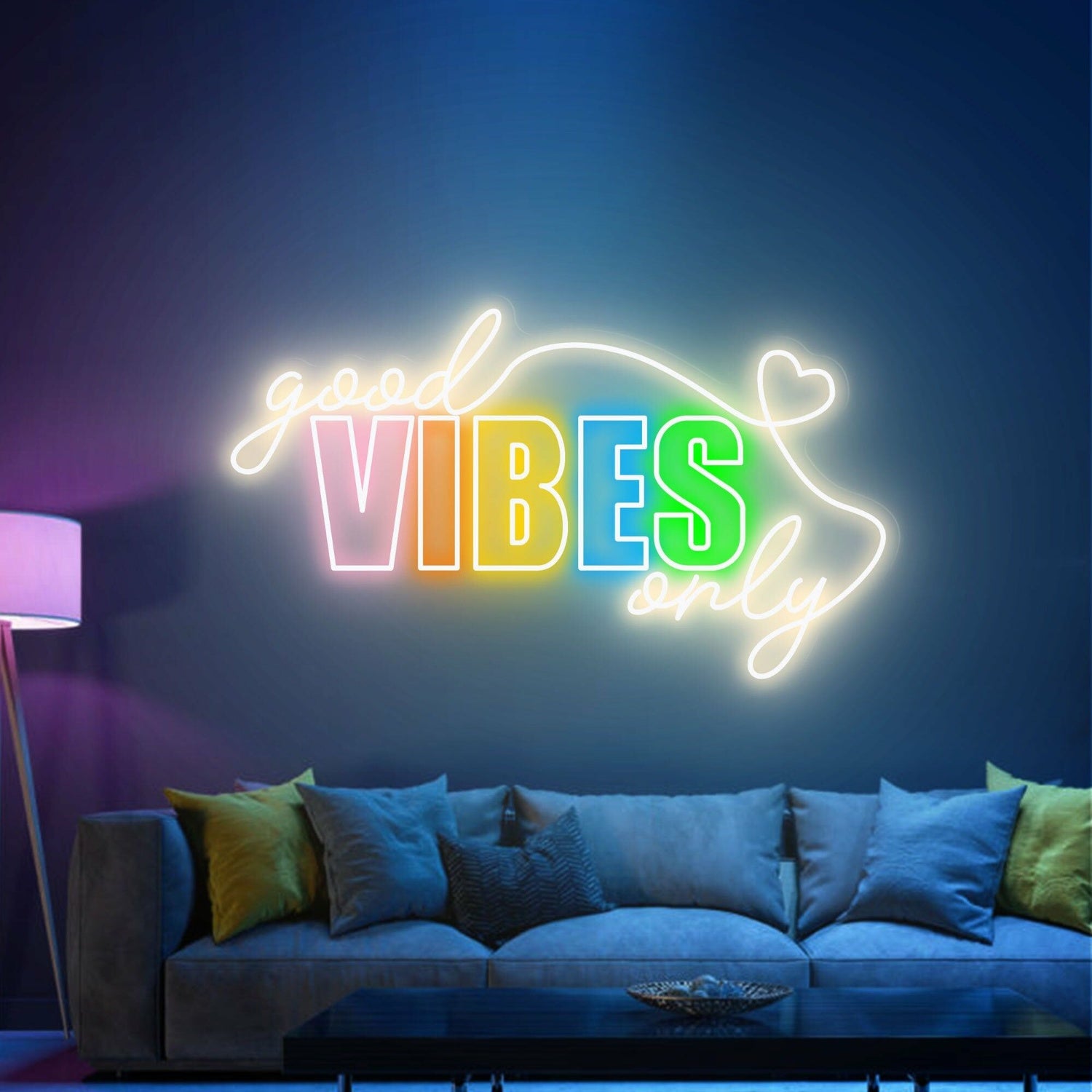 Space With Good Vibes Only Neon Sign | Shineneon