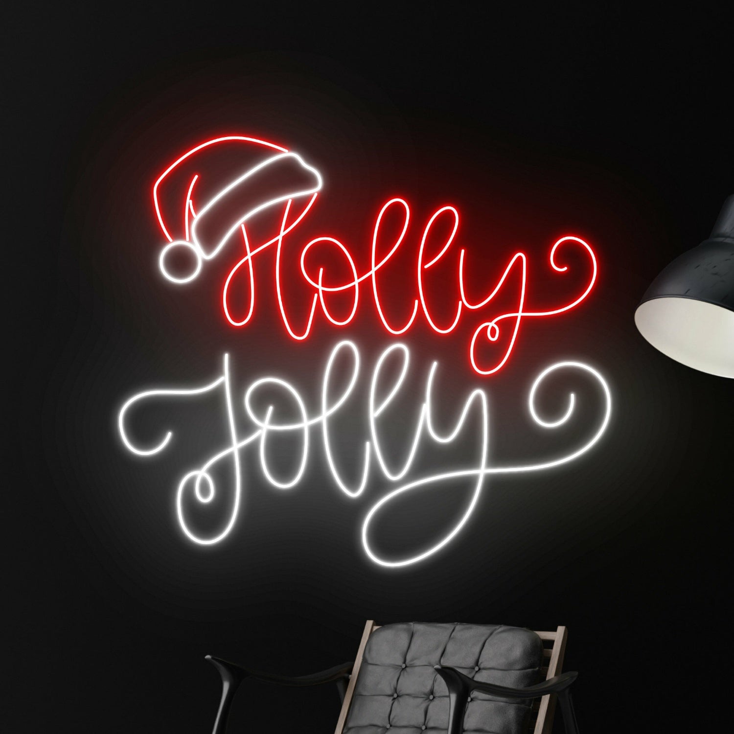 Spaces Holly Jolly Christmas Led Neon Sign For Home | Shineneon