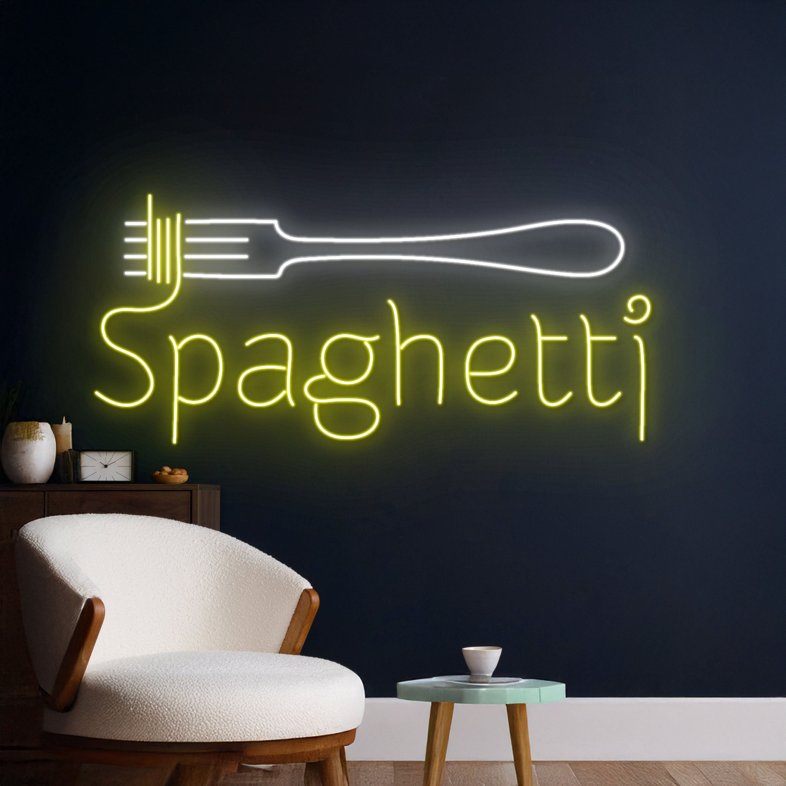 Spaghetti Pasta Led Neon Light | Shineneon