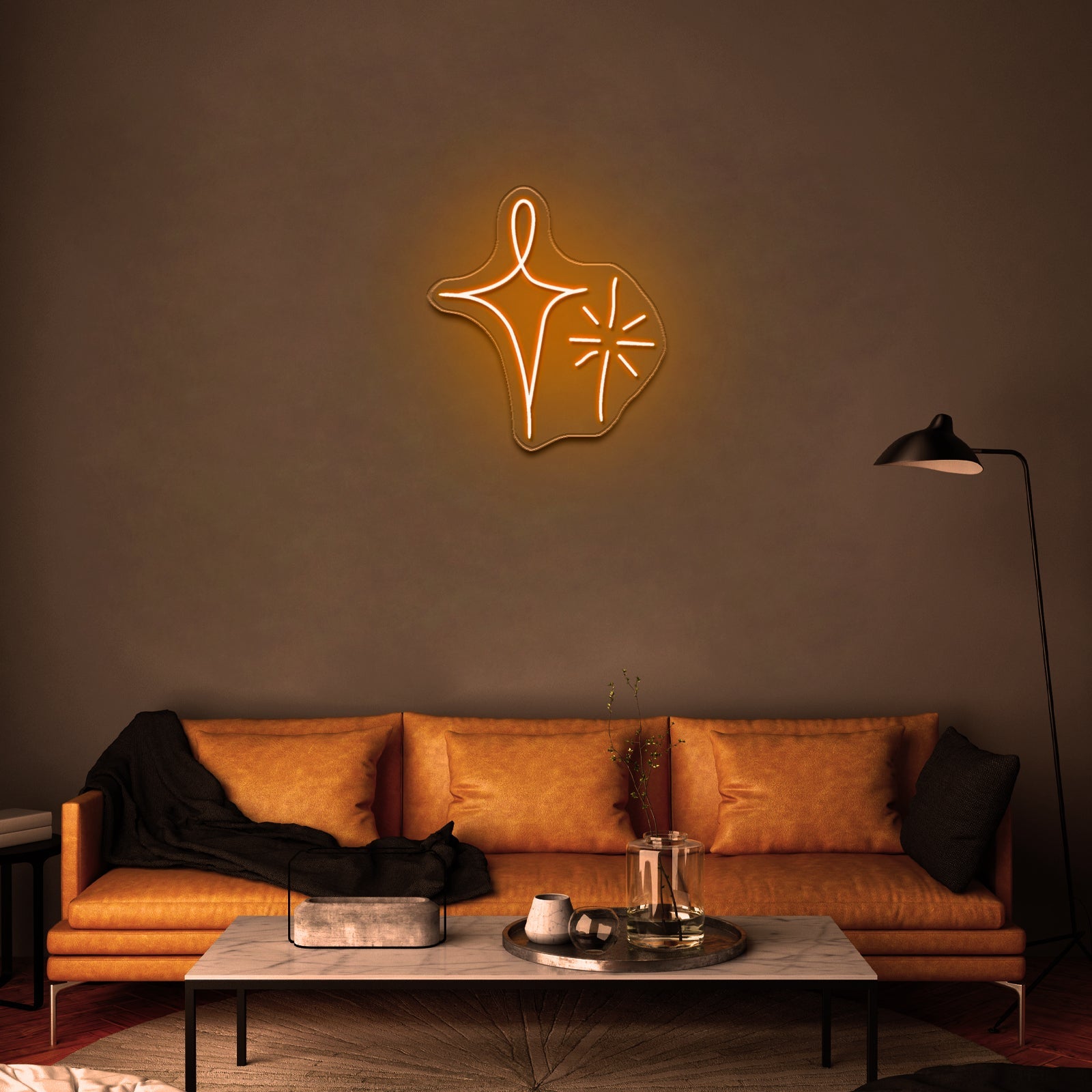 Sparkle Stars Artistic Neon Signs Wall Art Led Signs - Shineneon