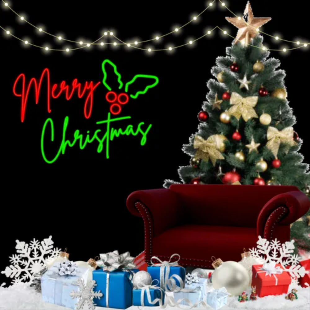 Sparkly Yuletide Led Neon Sign | Shineneon