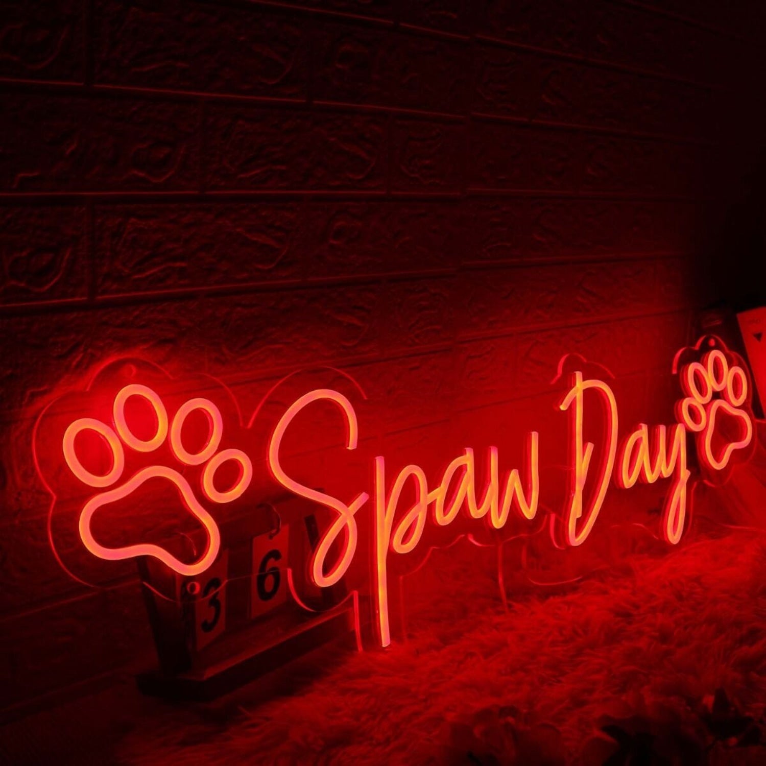 Spaw Day Red Led Neon Sign - Shineneon