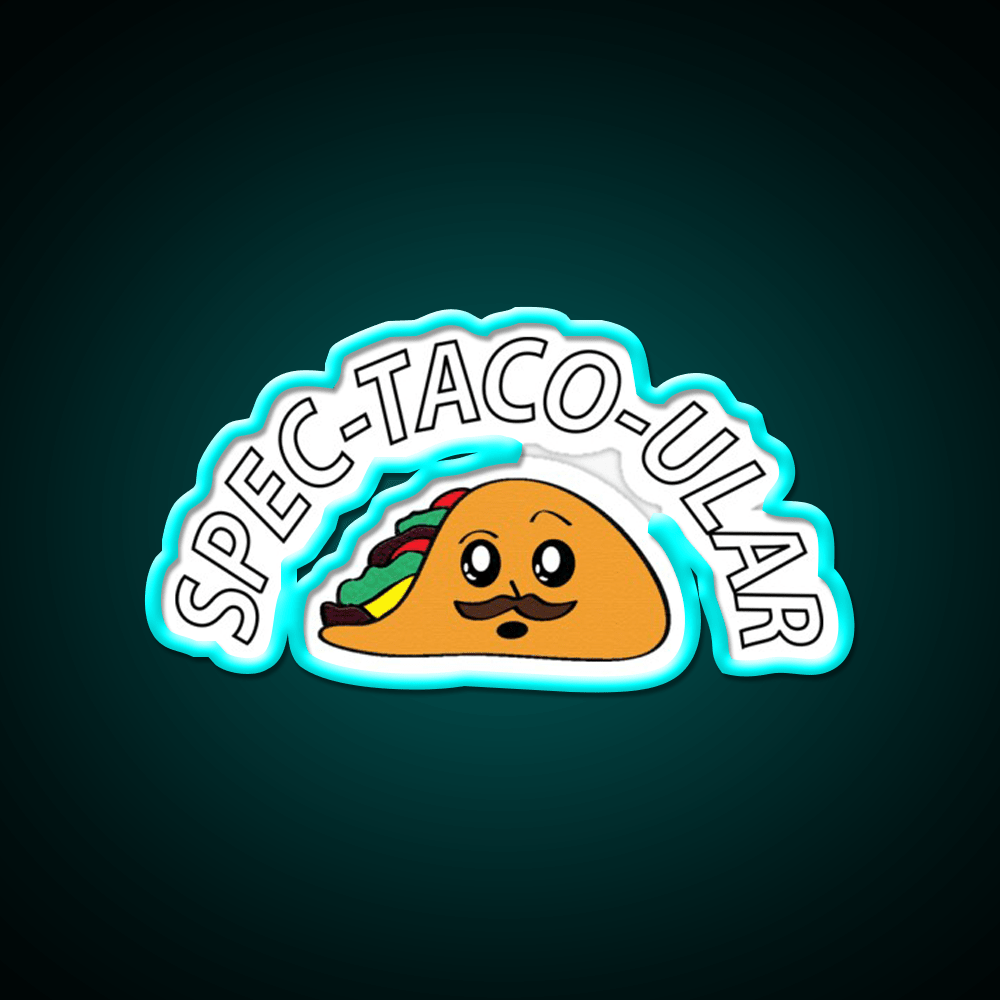 Spectacular Funny Taco Led Neon Sign Mexican Food Sign Rgb Color - Shineneon