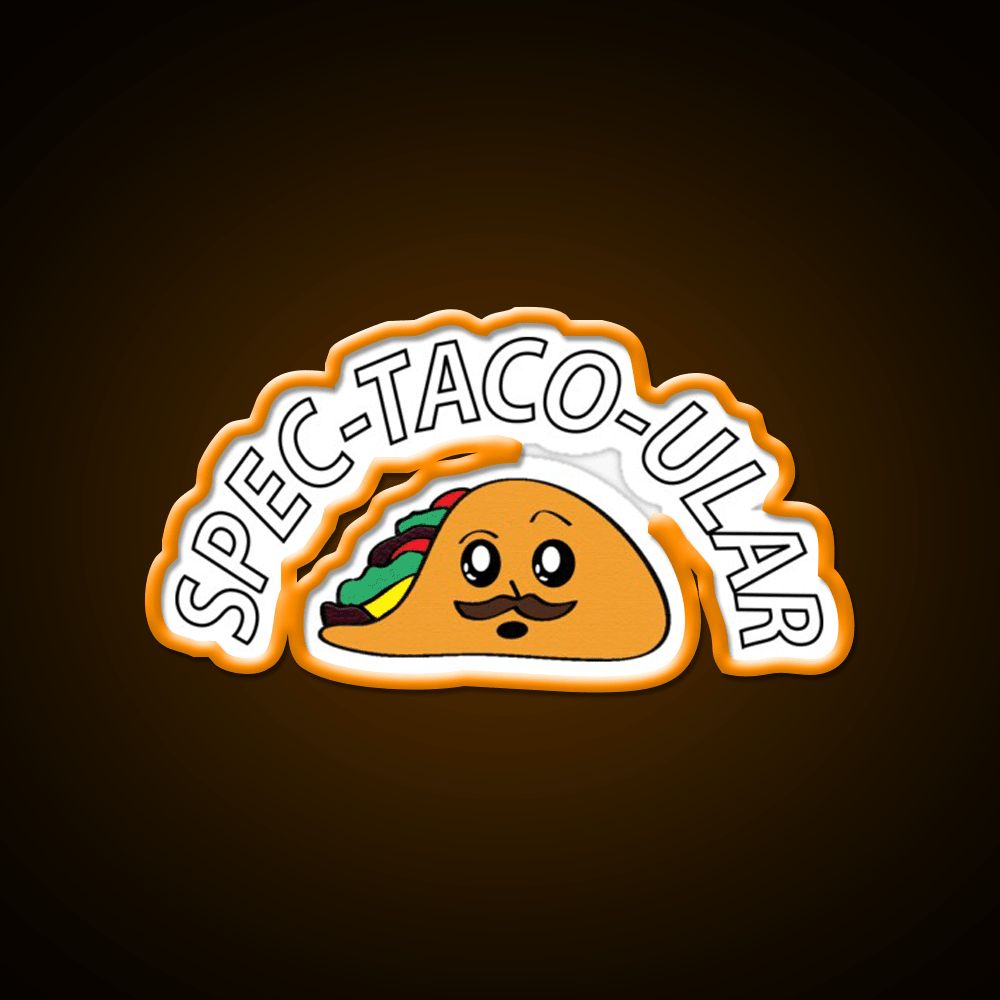 Spectacular Funny Taco Led Neon Sign Mexican Food Sign Rgb Color - Shineneon