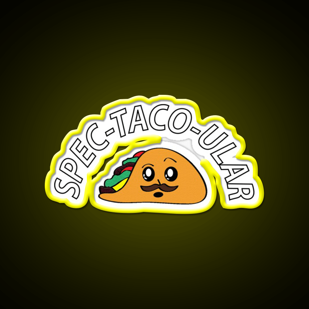 Spectacular Funny Taco Led Neon Sign Mexican Food Sign Rgb Color - Shineneon