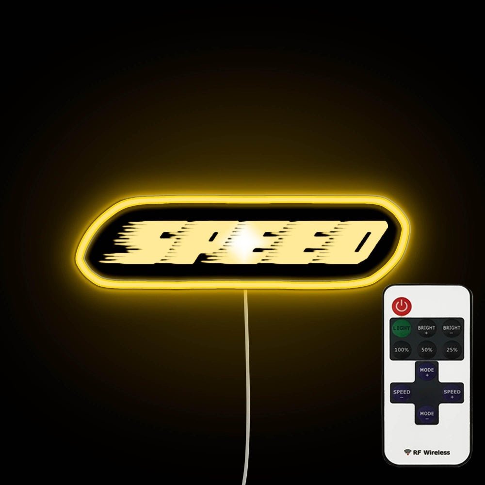 Speed A Neon Sign - Shineneon