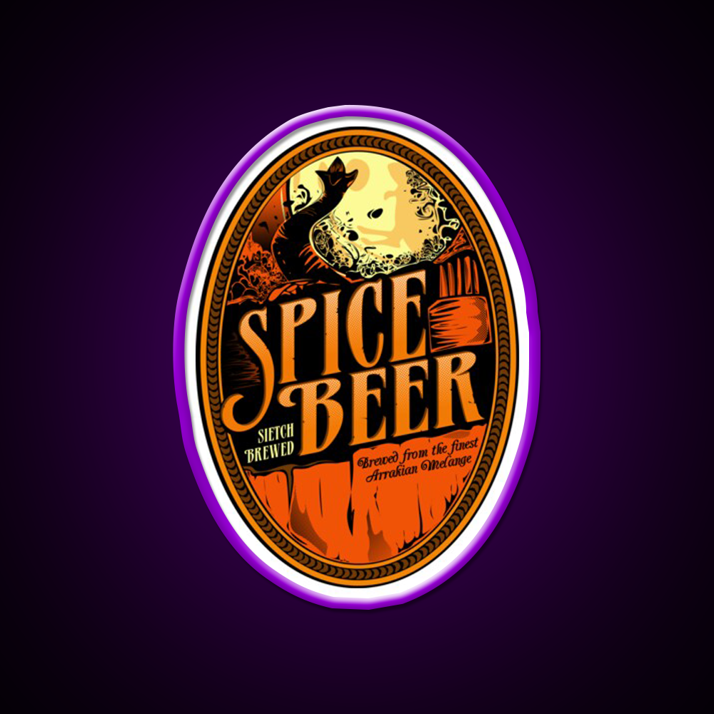 Spice Beer Label Beer Bar Decor Led Neon Sign Rgb Color - LED neon sign view 9
