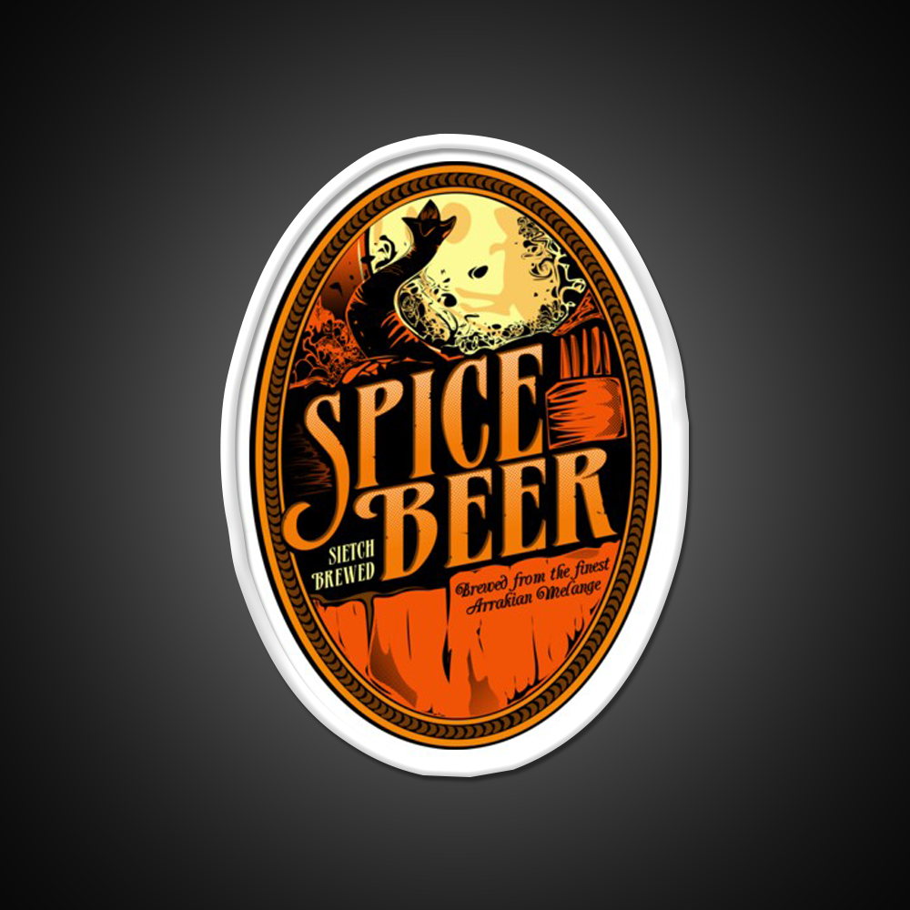 Spice Beer Label Beer Bar Decor Led Neon Sign Rgb Color - LED neon sign view 11