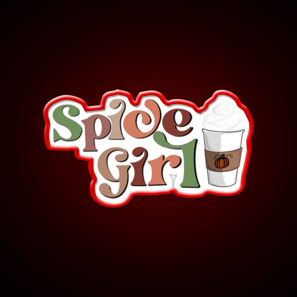 Spice Girl Psl Cafe Led Neon Sign Espresso Bar Art Rgb Color - Shineneon