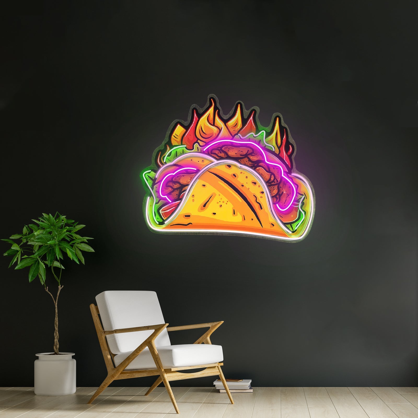Spicy Taco Led Neon Sign Light Custom Led Signs - Shineneon
