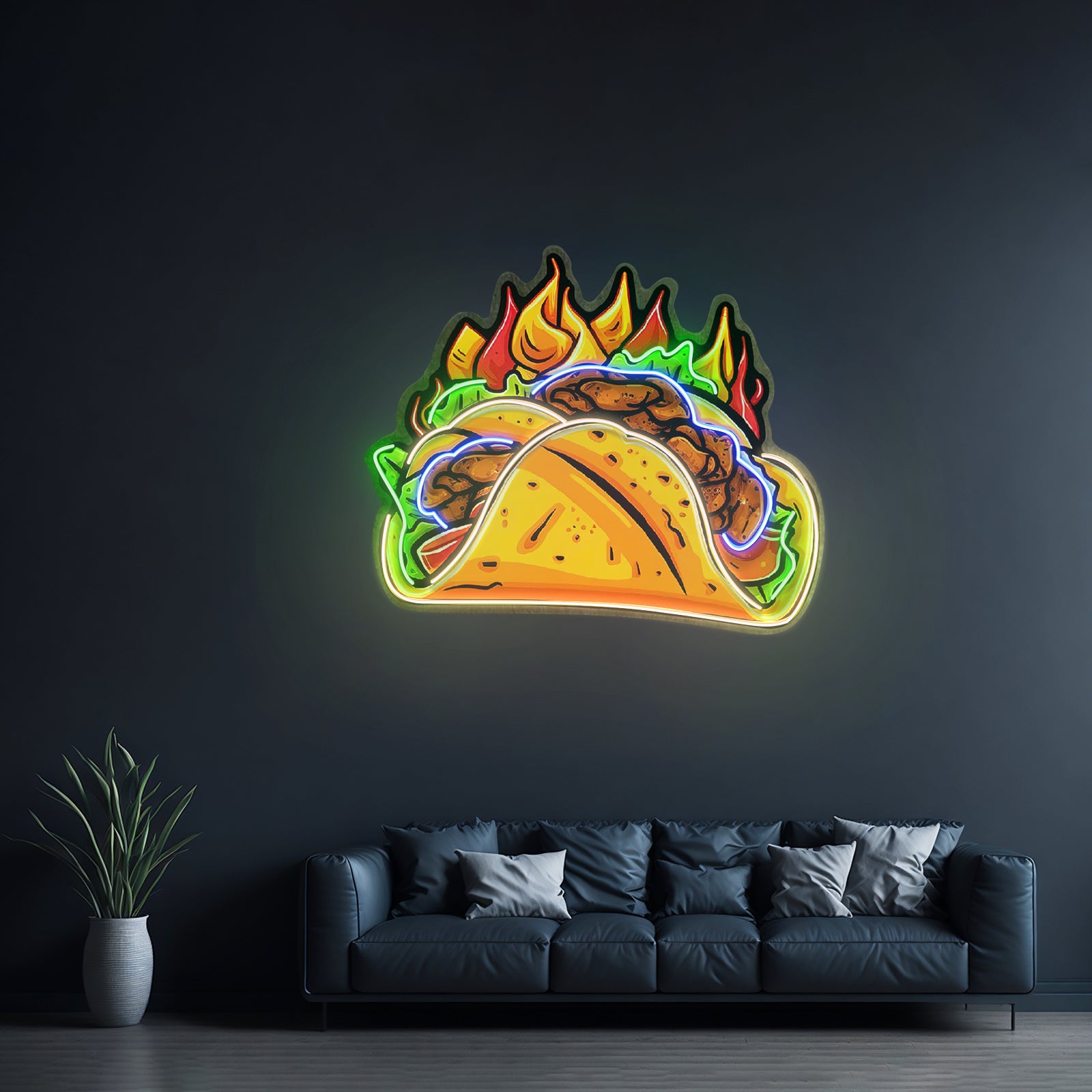 Spoiled Monkey Custom Led Signs Artwork For Sale