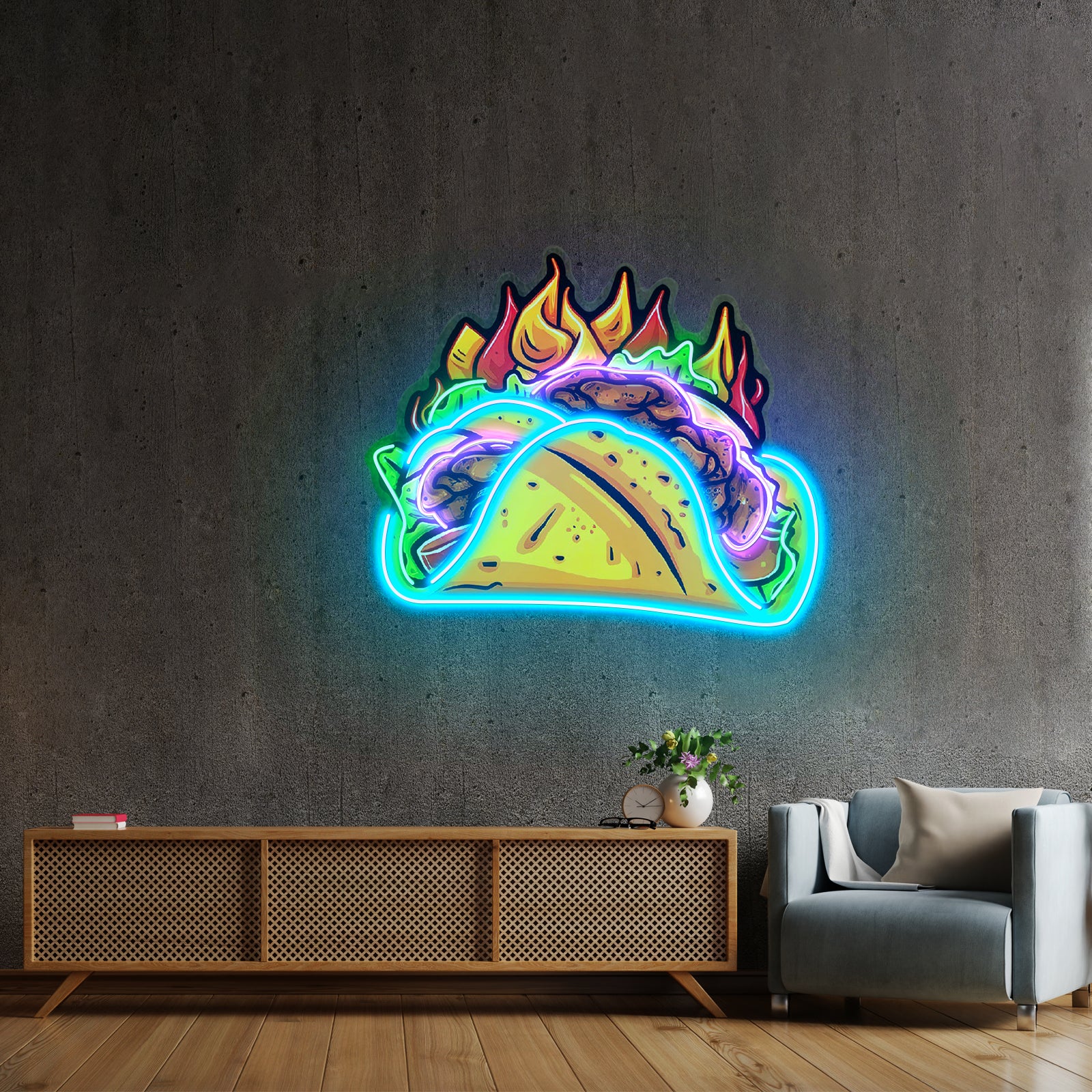 Spoiled Monkey Custom Led Signs Artwork For Sale