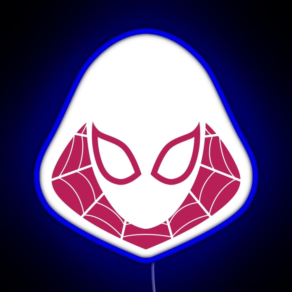 Spider Gwen Rgb Led Neon Sign Pop Wall Art