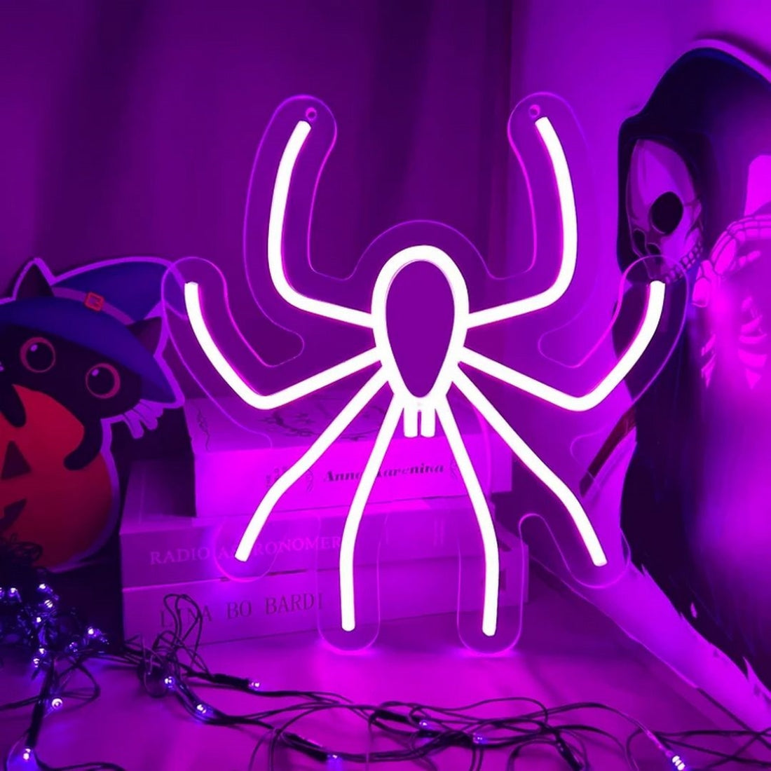 Spider Neon Led Business Sign