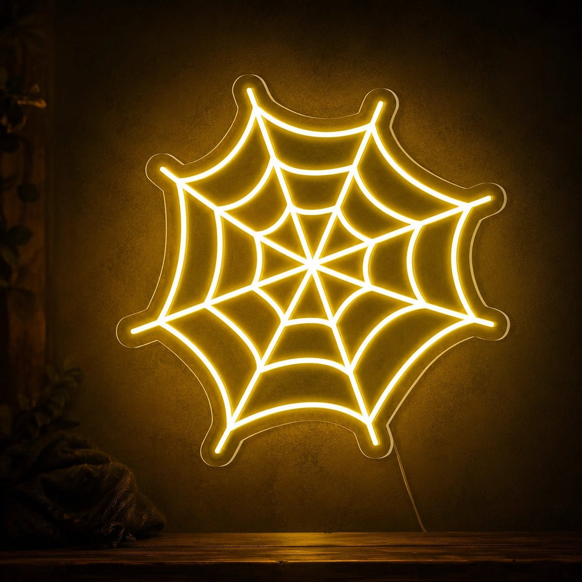 Spider Web Outline LED Neon Sign - Shineneon