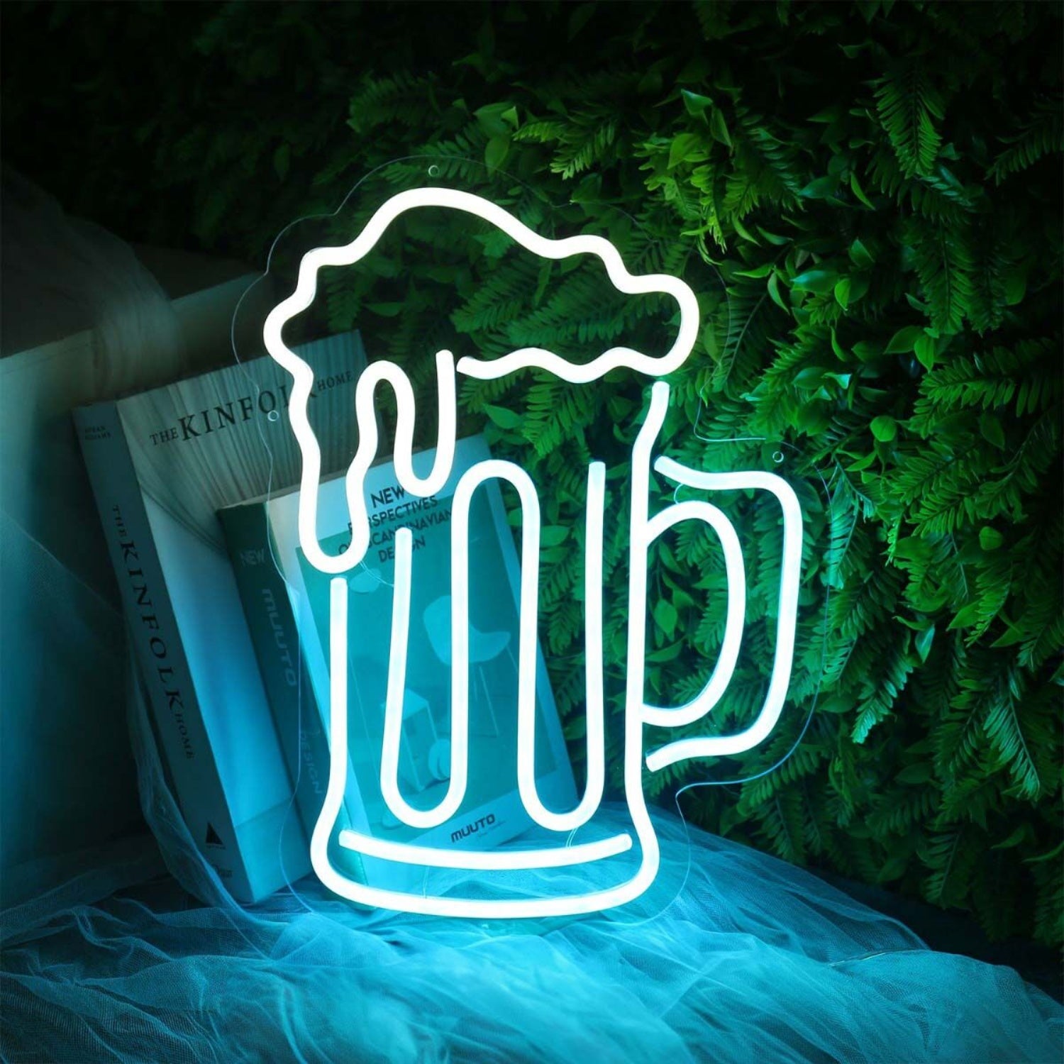 Spilled Beer Blue Led Neon Sign | Shineneon