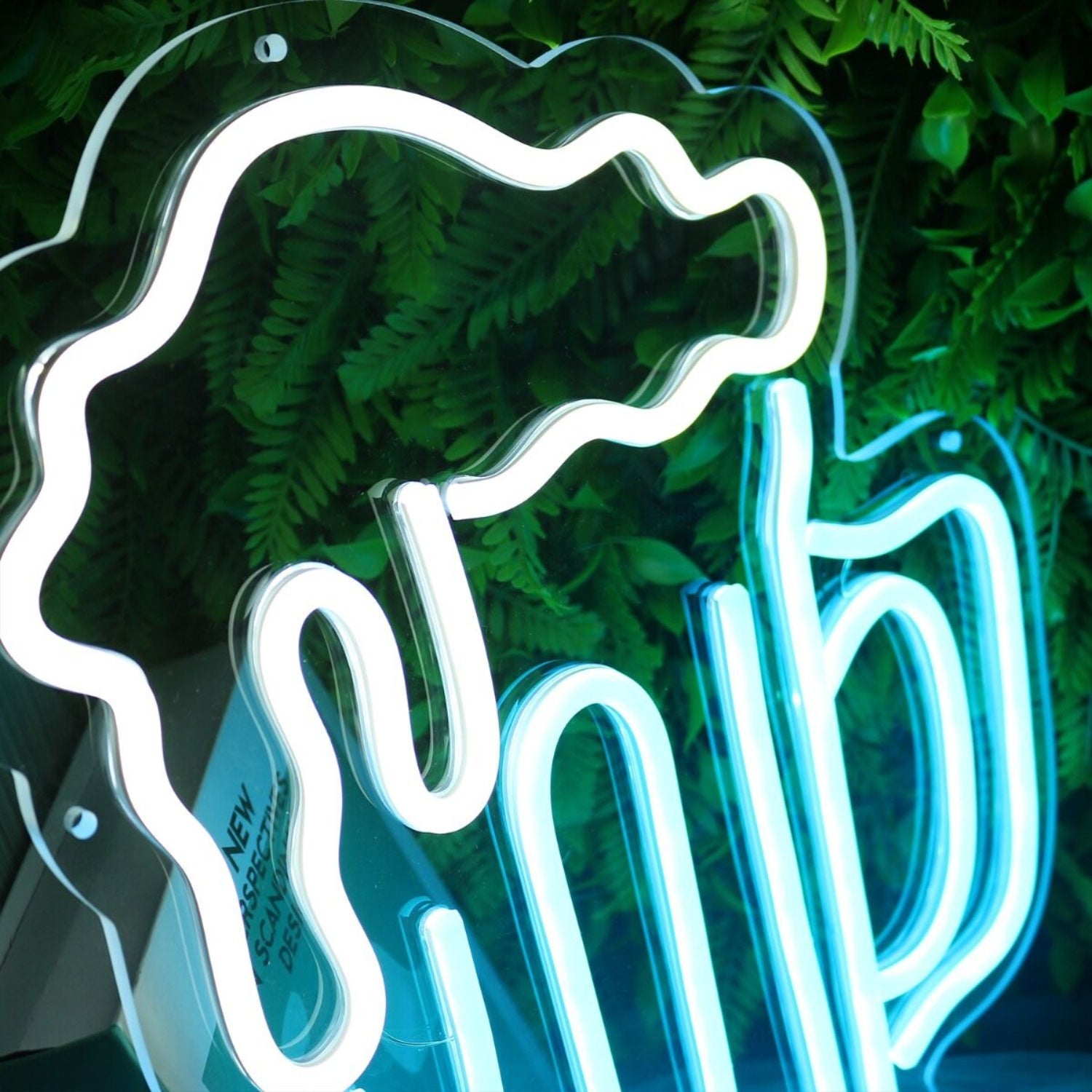 Spilled Beer Blue Led Neon Sign | Shineneon