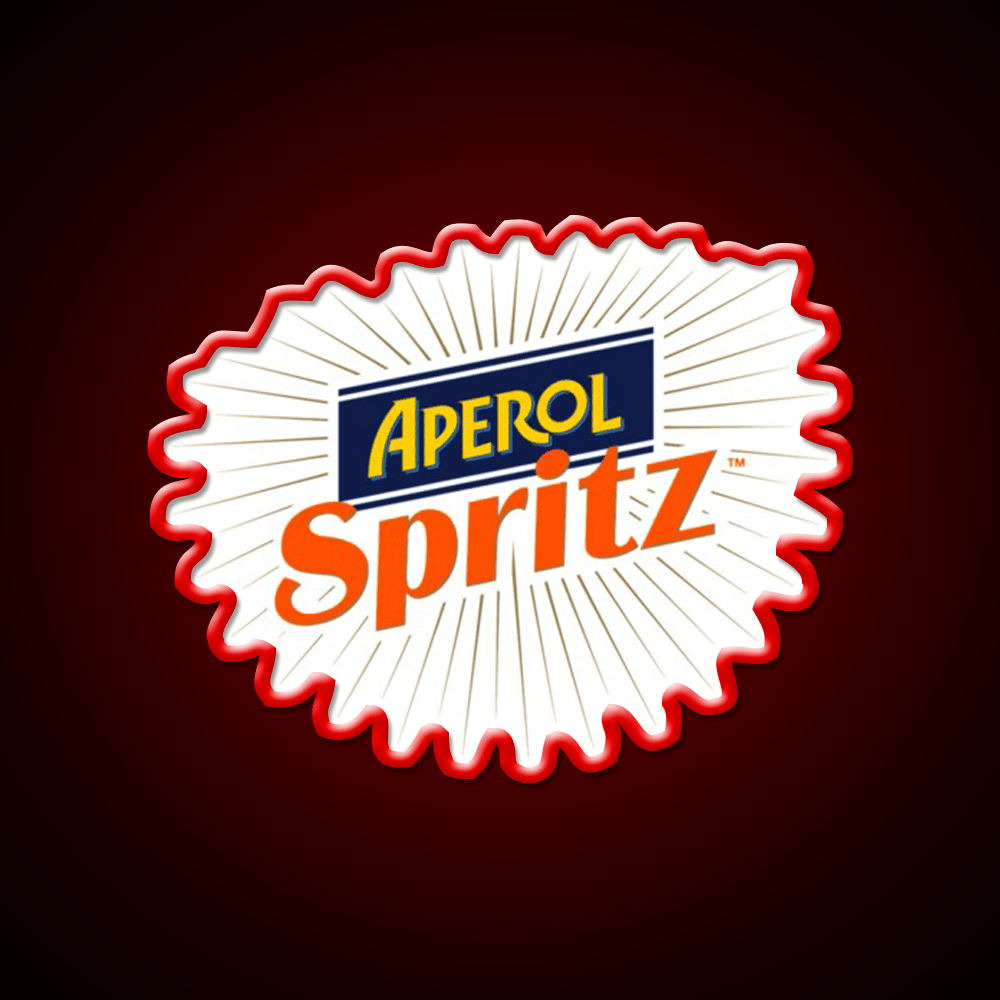 Spirit Of Aperol Cocktail Bar Decor Led Neon Sign Rgb Color - Shineneon