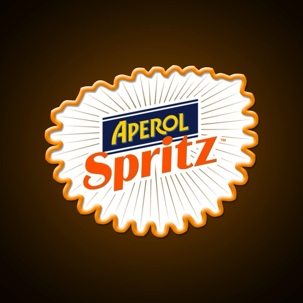 Spirit Of Aperol Cocktail Bar Decor Led Neon Sign Rgb Color - Shineneon