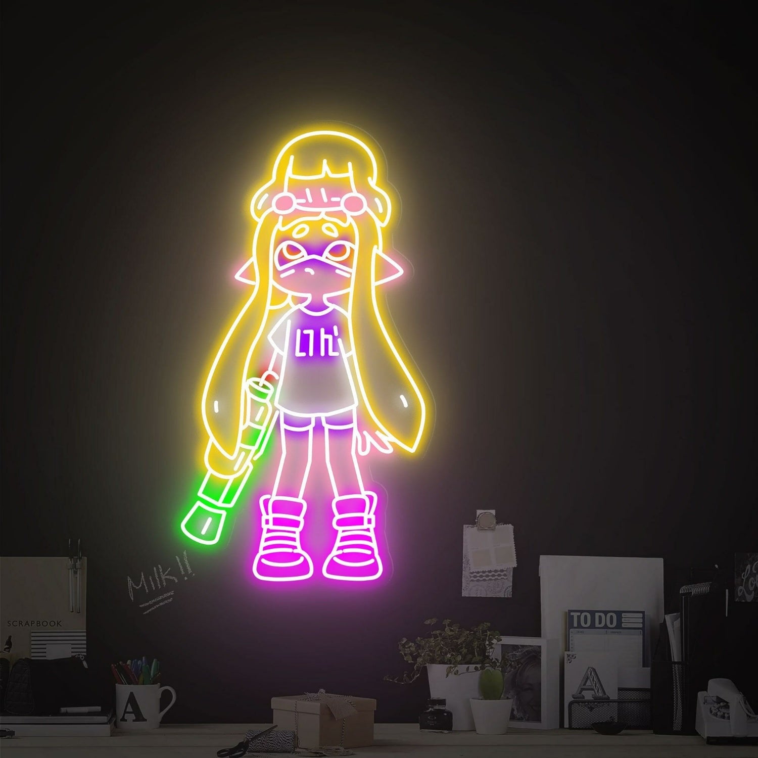 Splatoon And Kirby Led Neon Sign Game Room Home Decor - Shineneon