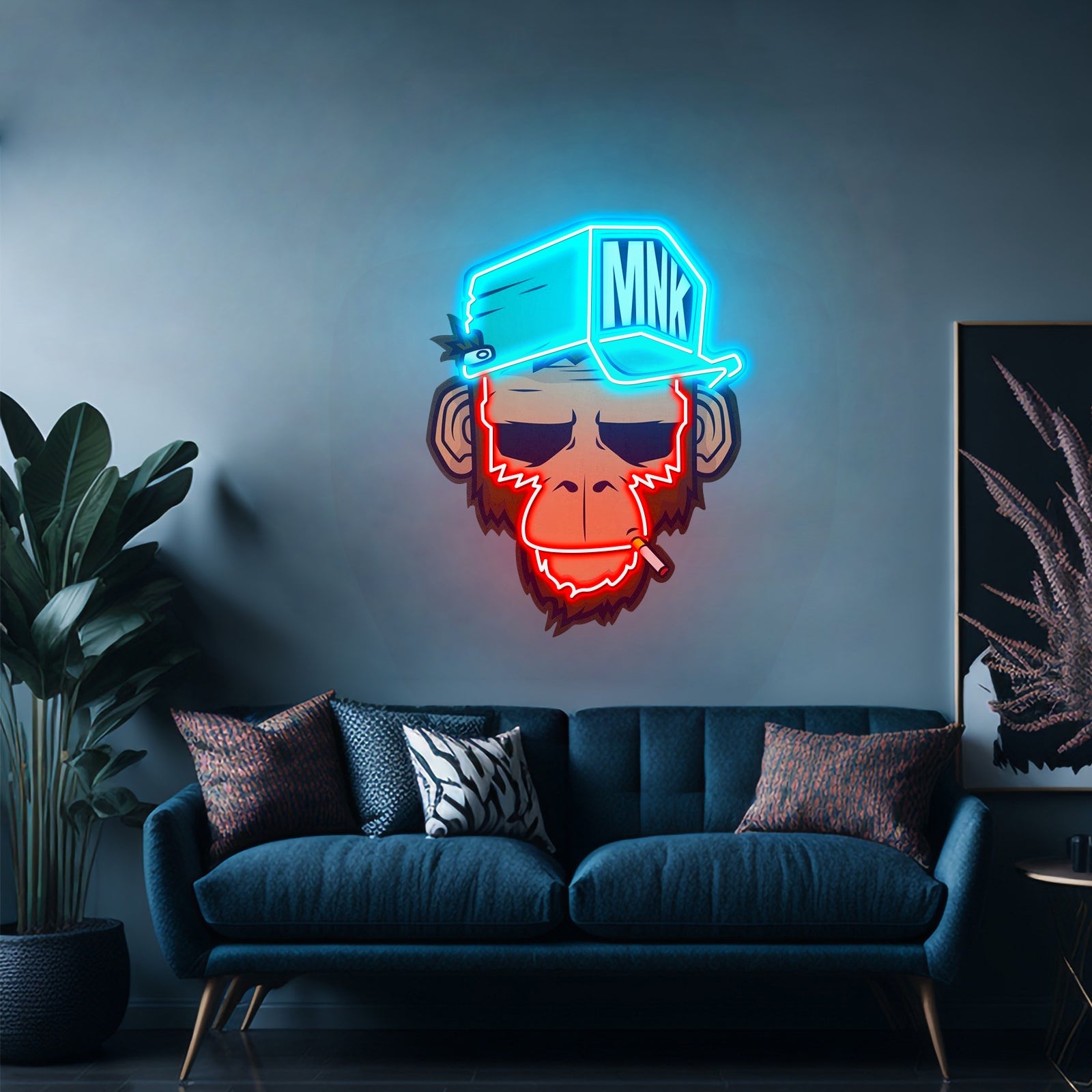Spoiled Monkey Custom Led Signs Artwork For Sale - Shineneon