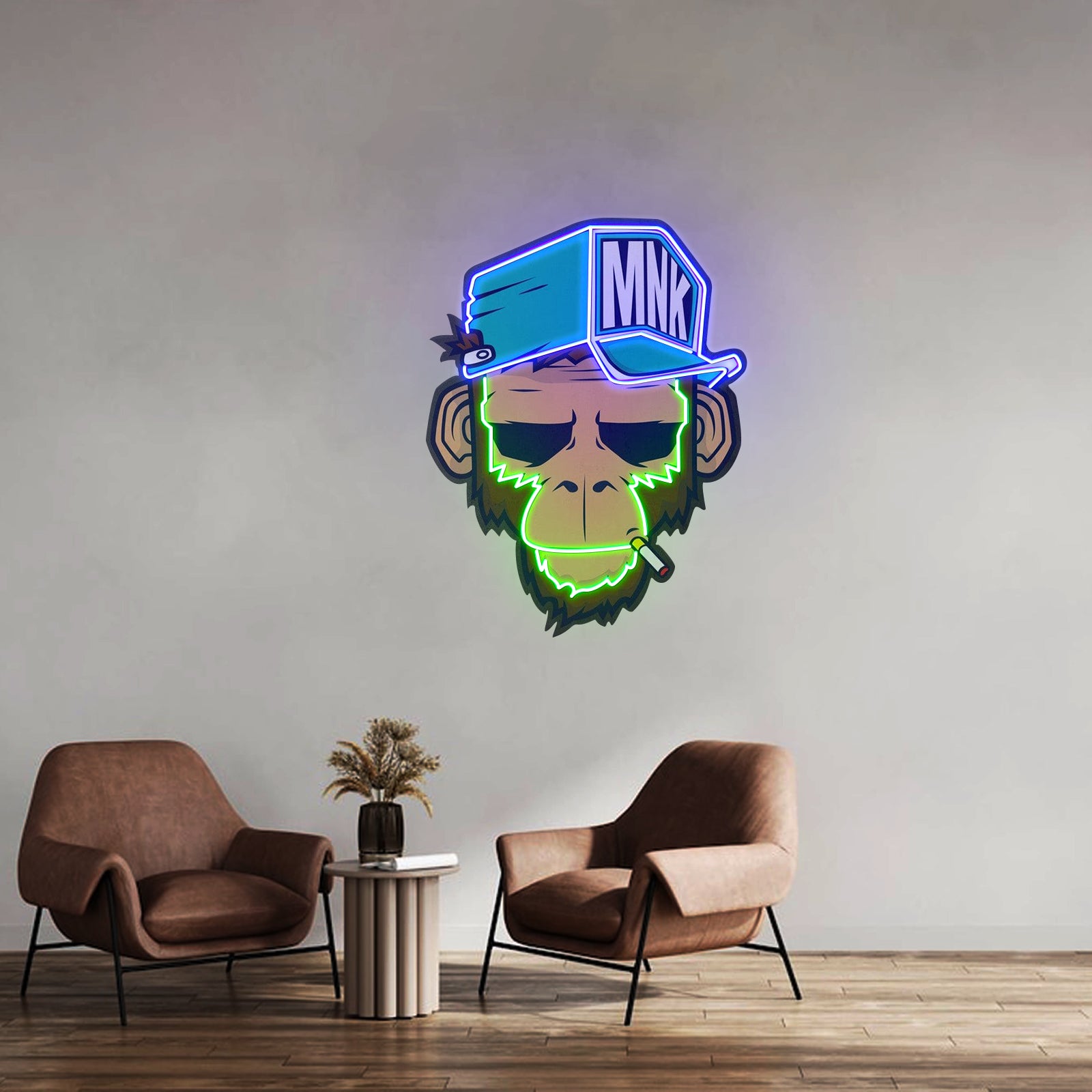 Spoiled Monkey Custom Led Signs Artwork For Sale