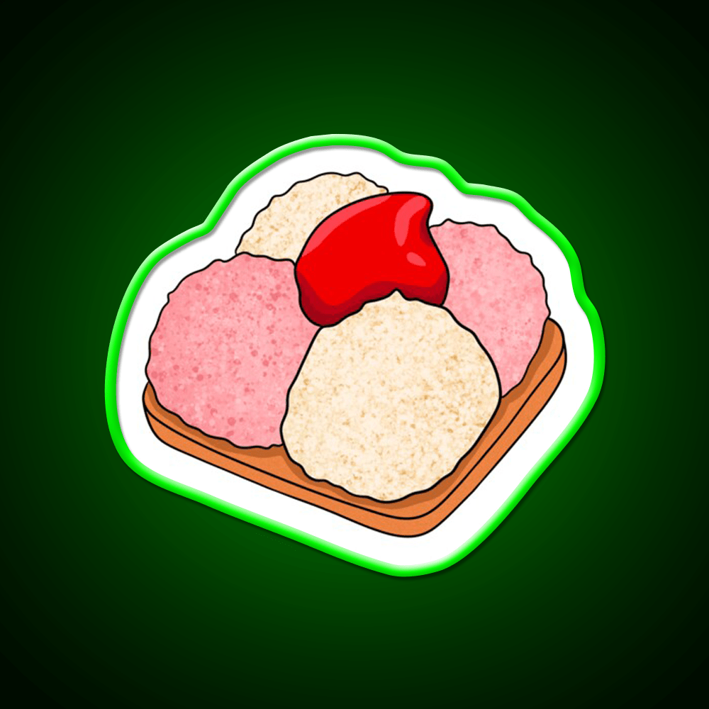 Sponch Snack Food Led Neon Sign Rgb Color - Shineneon