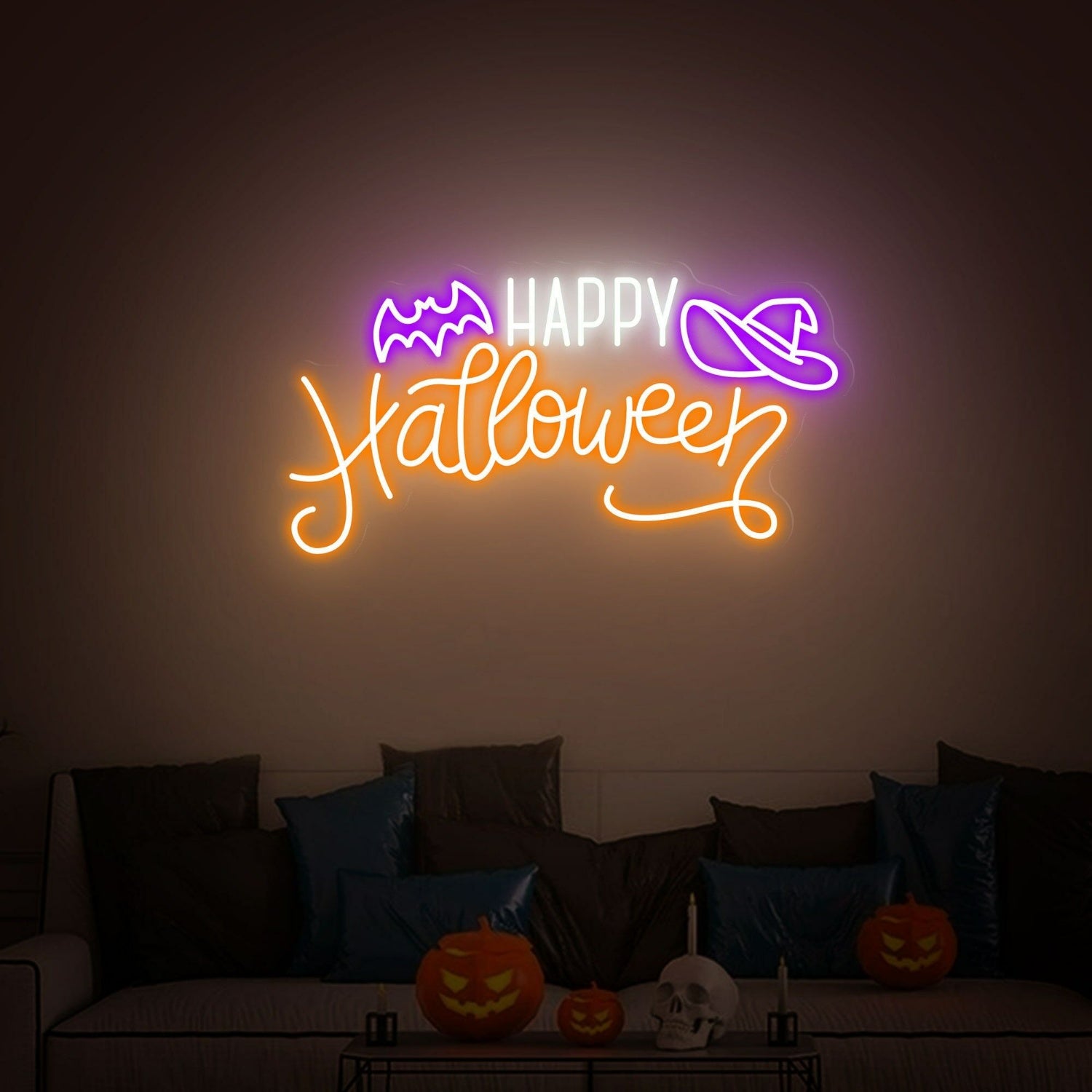 Spooky Celebrations And Home Ambiance With Halloween Decor Led Neon Sign | Shineneon