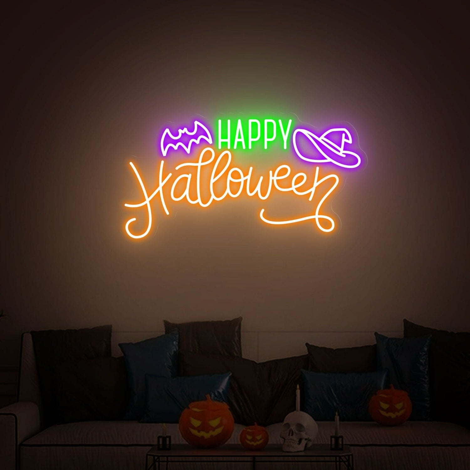 Spooky Celebrations And Home Ambiance With Halloween Decor Led Neon Sign | Shineneon