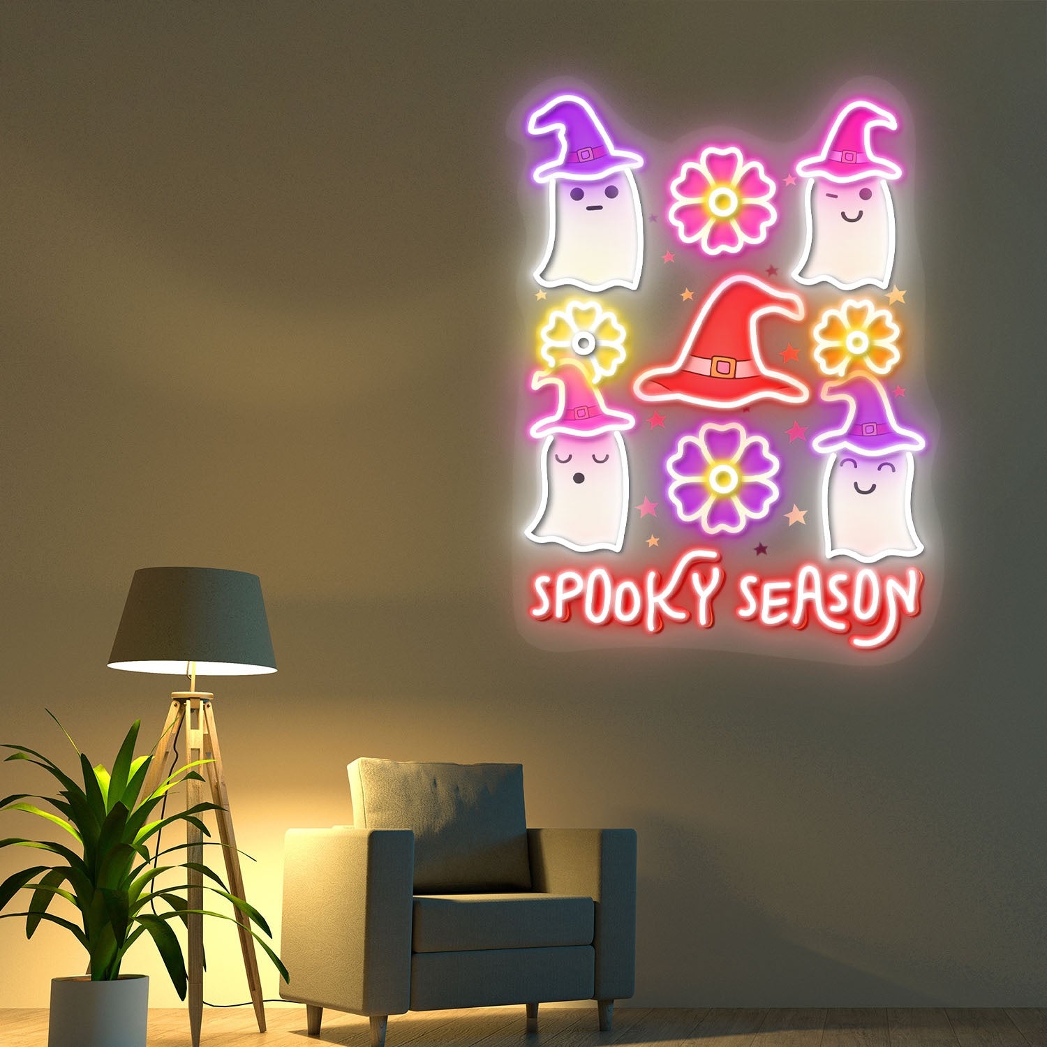 Spooky Season Halloween Acrylic Led Neon Sign | Shineneon