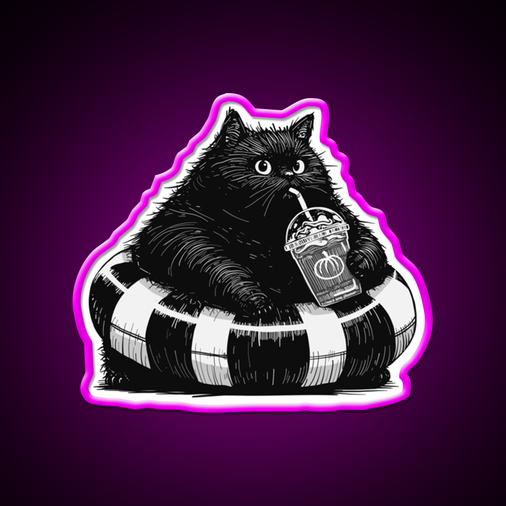 Spooky Summer Vibes Cafe Led Neon Sign Espresso Bar Art Rgb Color