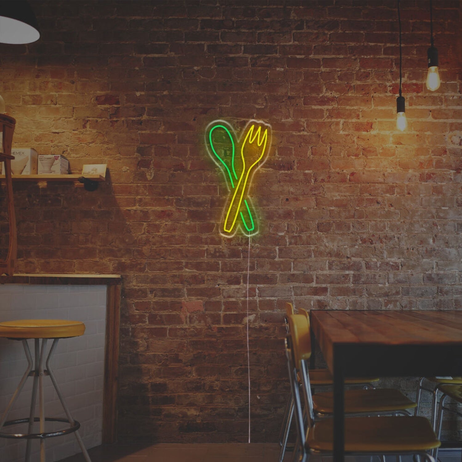 Spoon And Fork Led Neon Sign - Shineneon