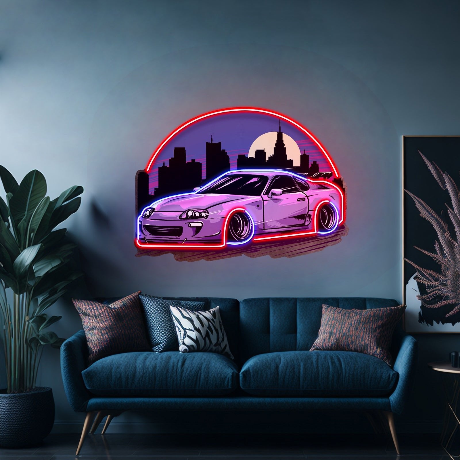 Sportcar Supra Mk4 Midnight Led Neon Sign Light Custom Led Signs - Shineneon