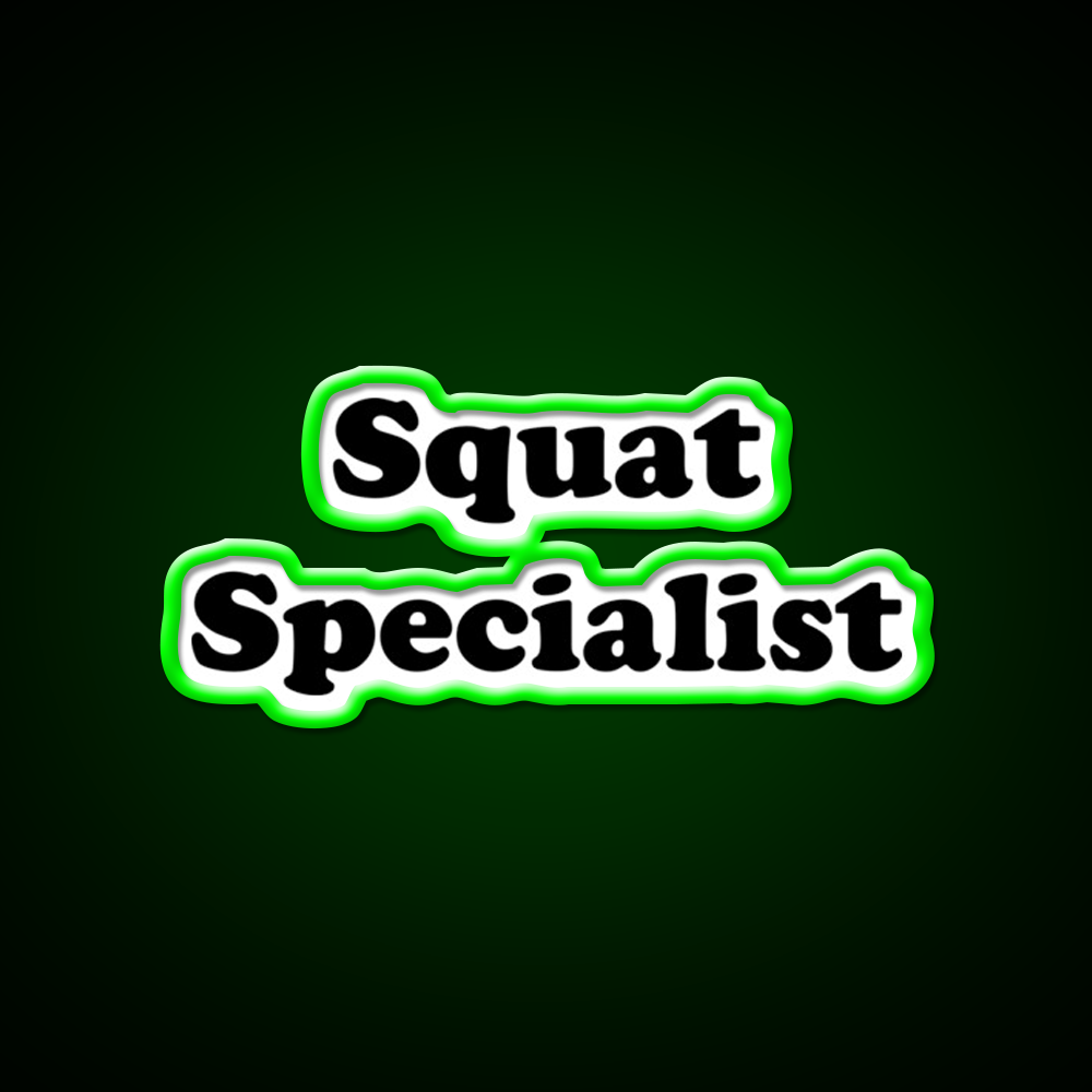 Squat Specialist Gym Fitness Led Neon Sign Rgb Color