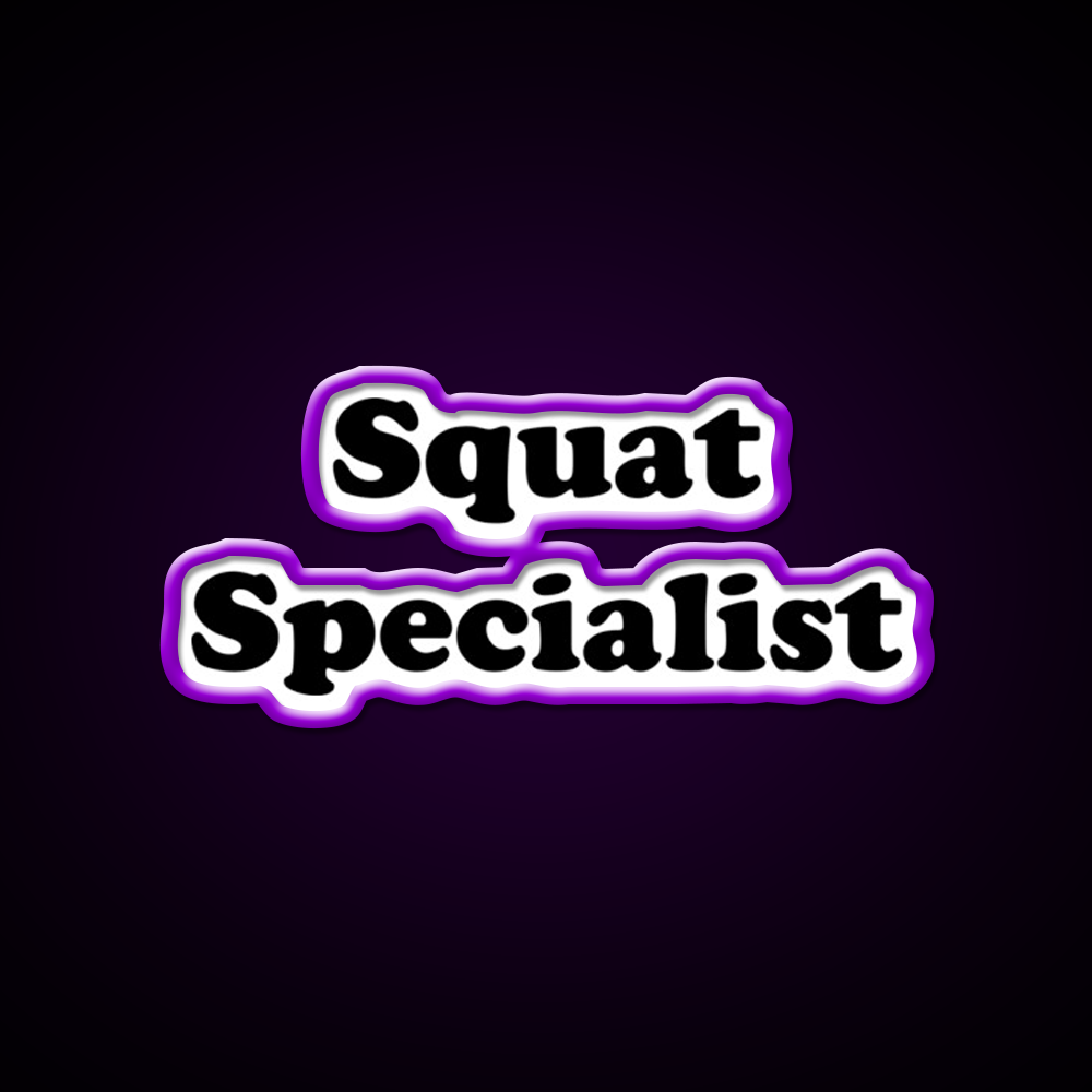 Squat Specialist Gym Fitness Led Neon Sign Rgb Color
