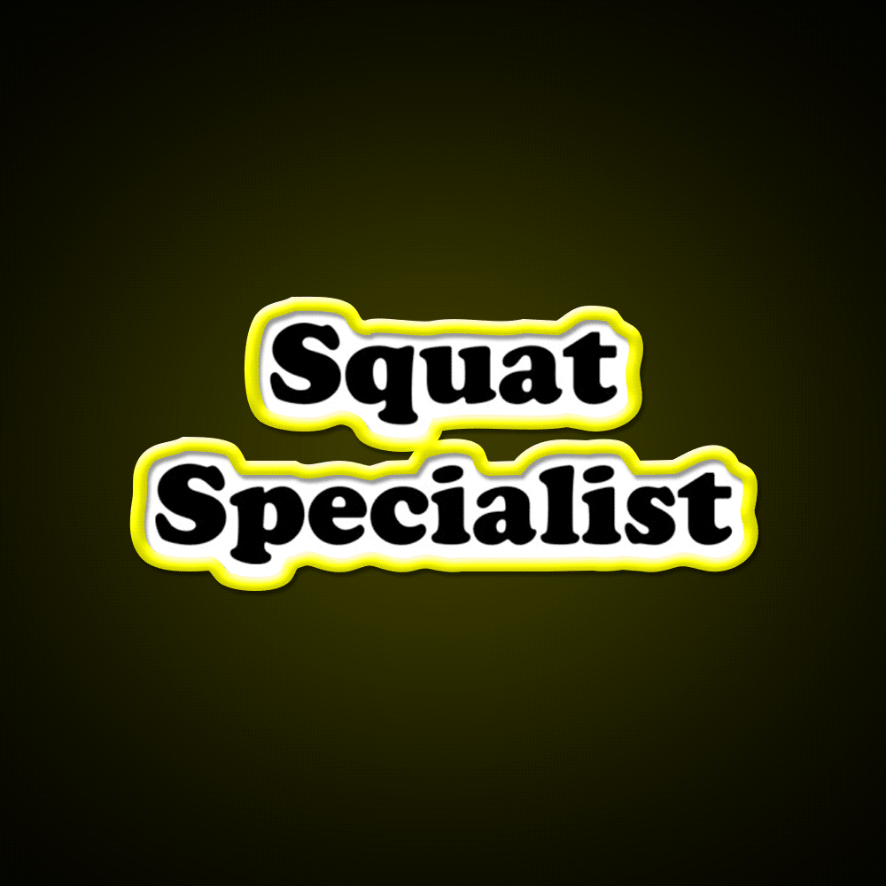 Squat Specialist Gym Fitness Led Neon Sign Rgb Color