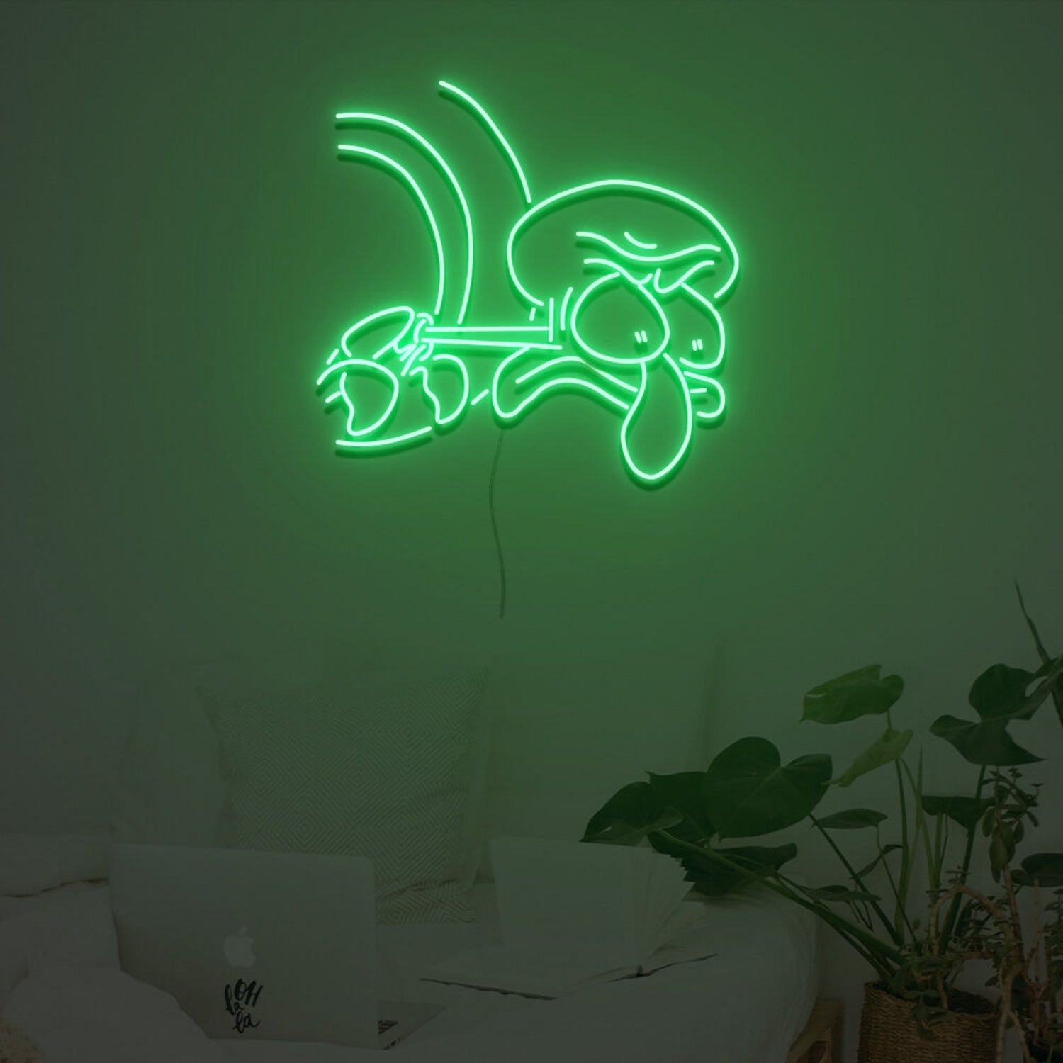 Squidward Stare Led Neon Sign Custom Led Neon Sign | Shineneon